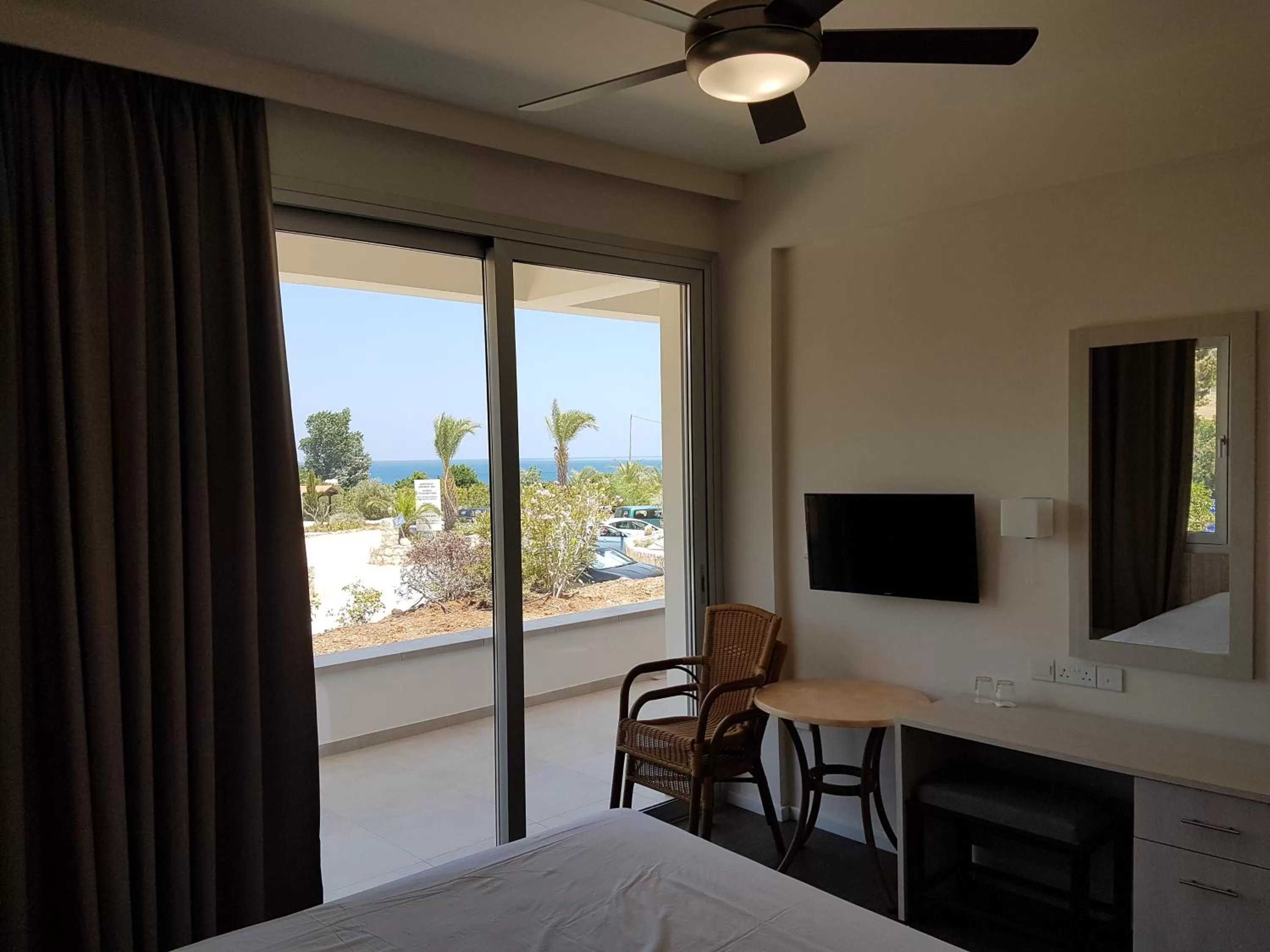 Bed in Aphrodite Beach Hotel