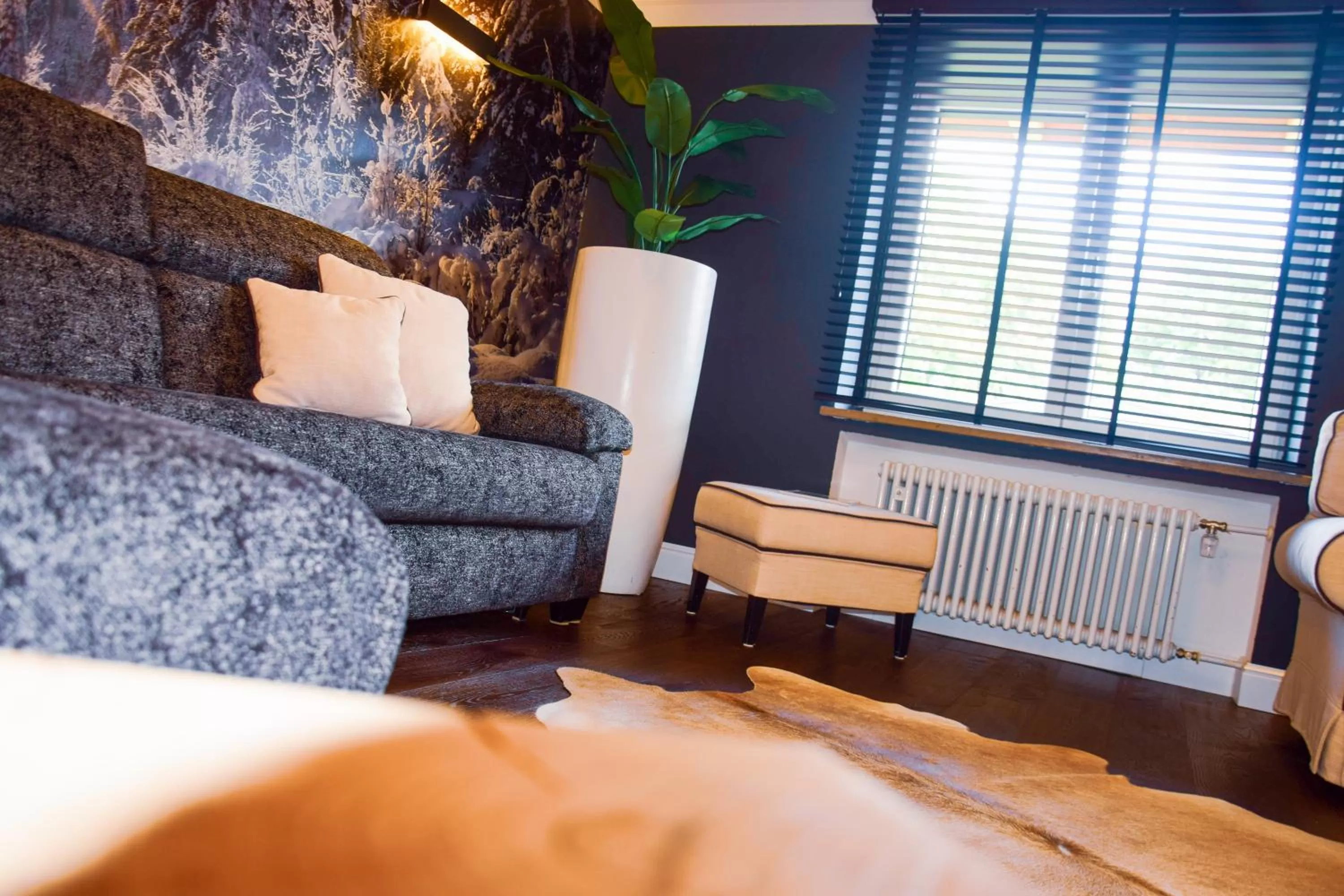 Living room, Seating Area in Sauna & Whirlpool - ALPENLIEBE APARTments