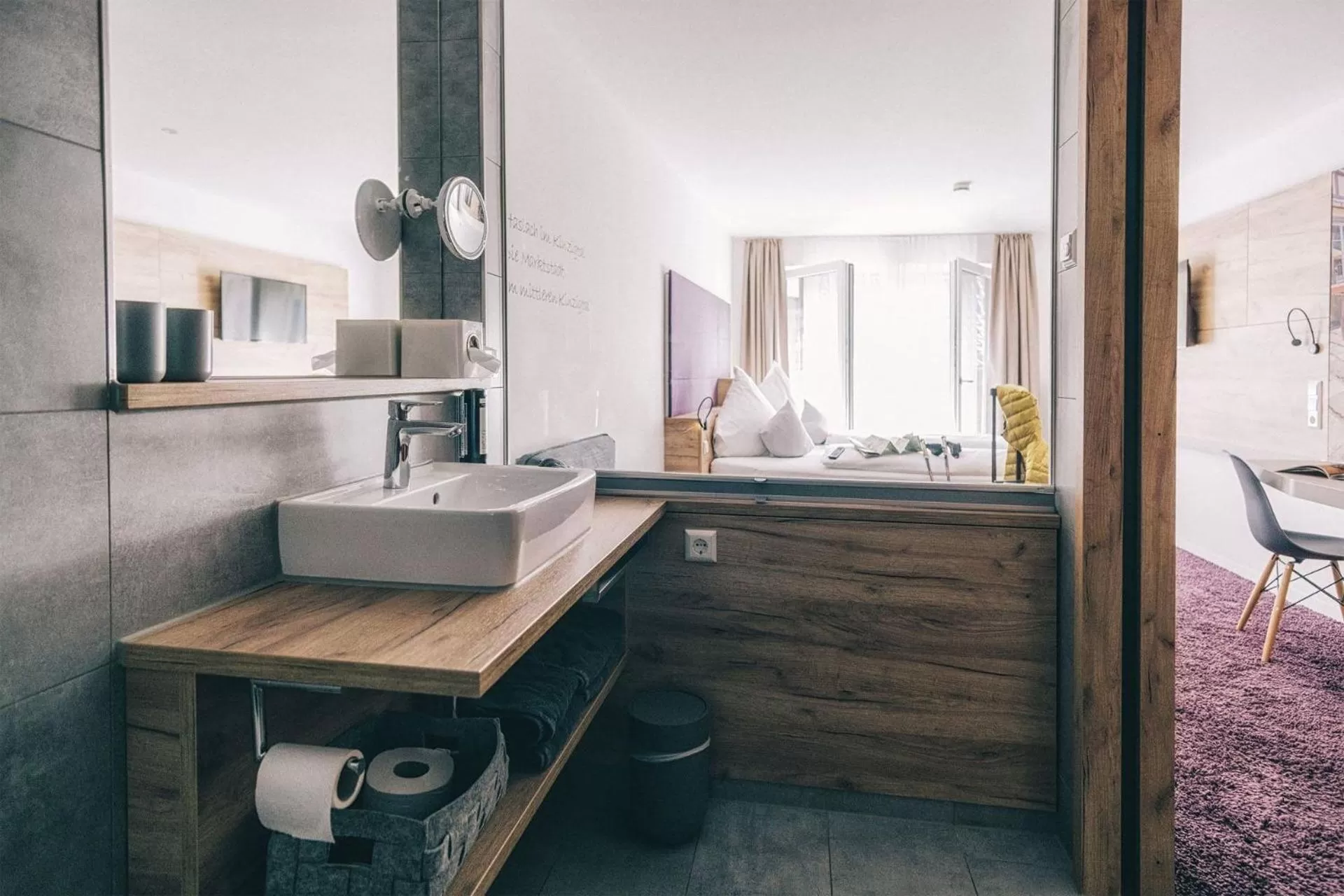 Bathroom in Hotel Restaurant Kochschule Rössle