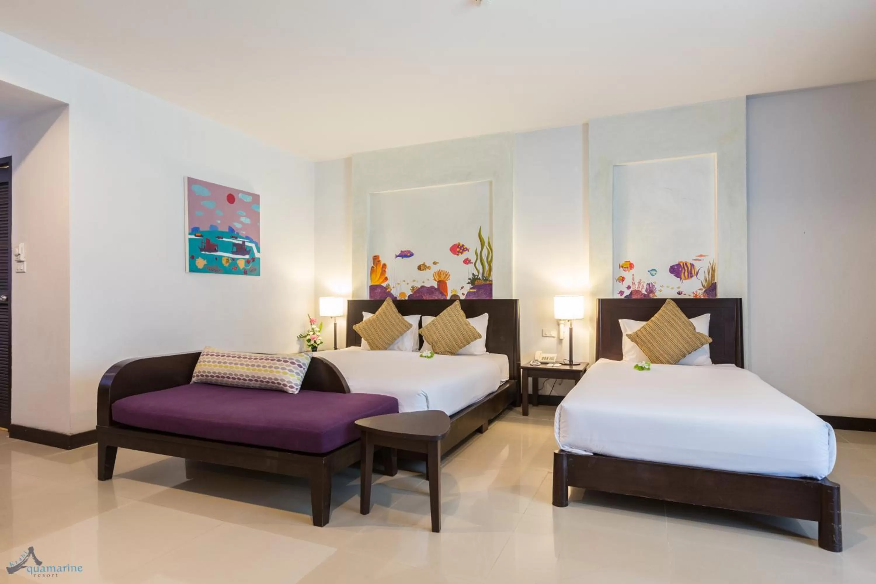 Bed in Krabi Aquamarine Resort - SHA Plus