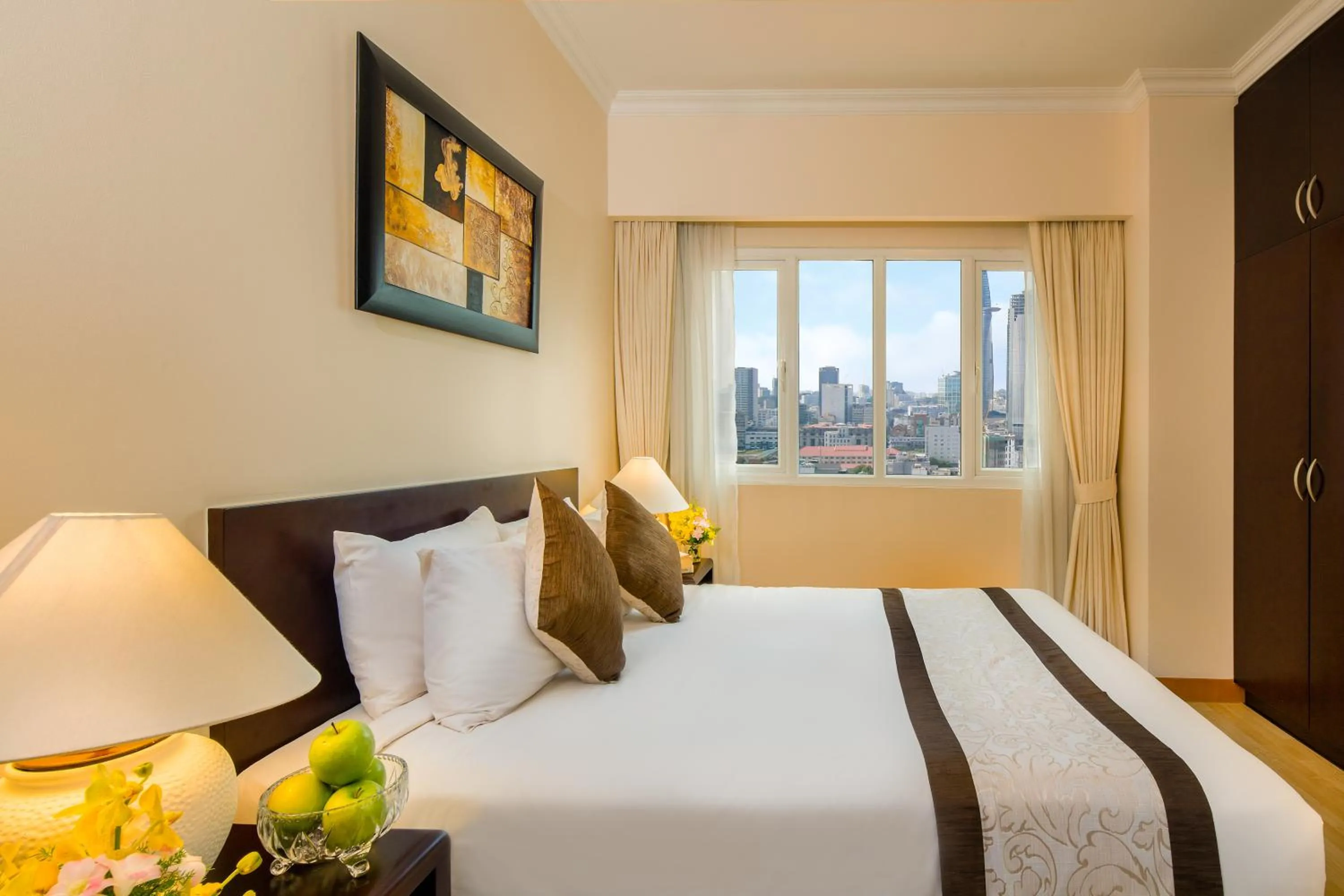 Bedroom, Bed in Norfolk Mansion - Luxury Serviced Apartment