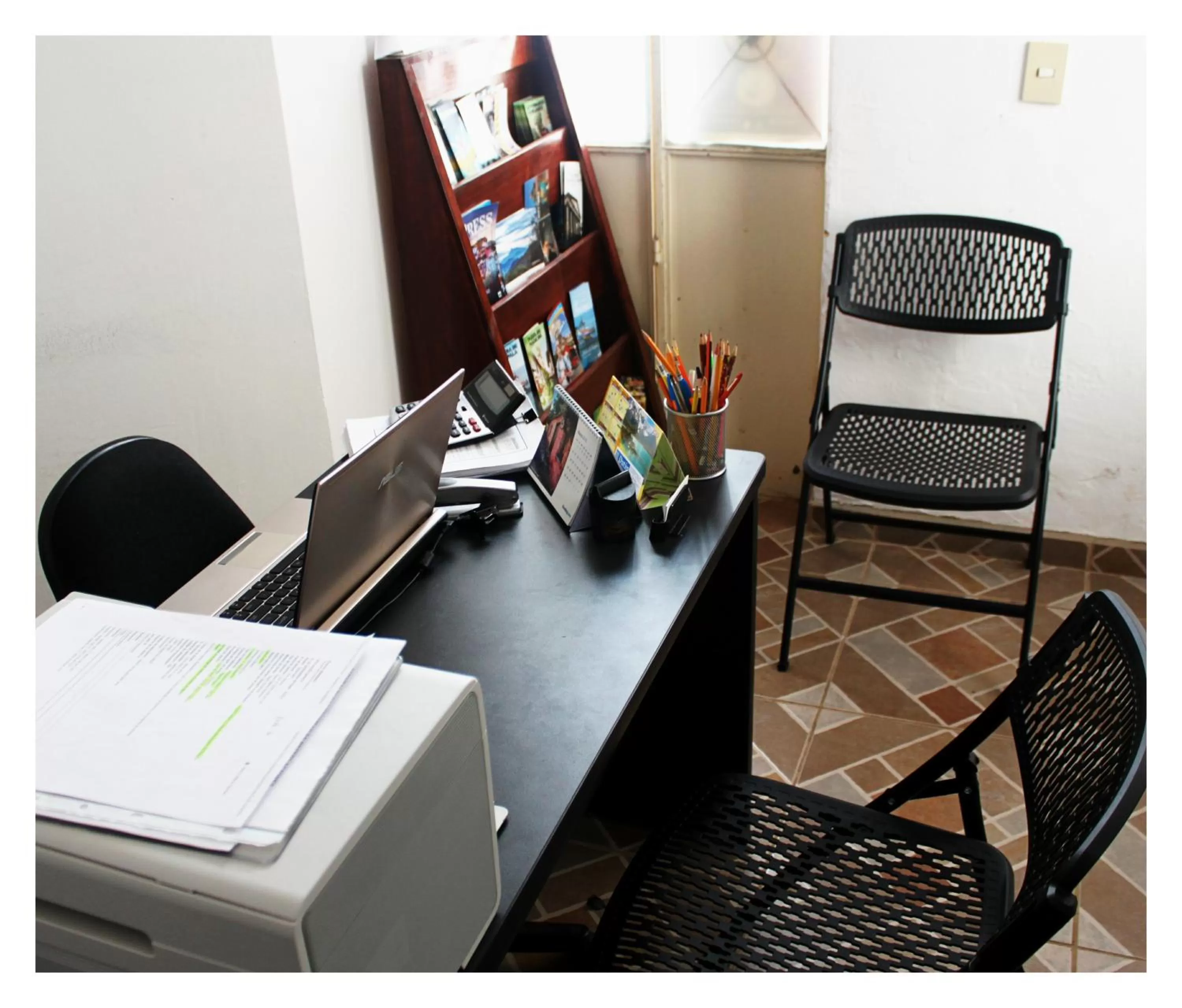 Lobby or reception in Hotel del Refugio