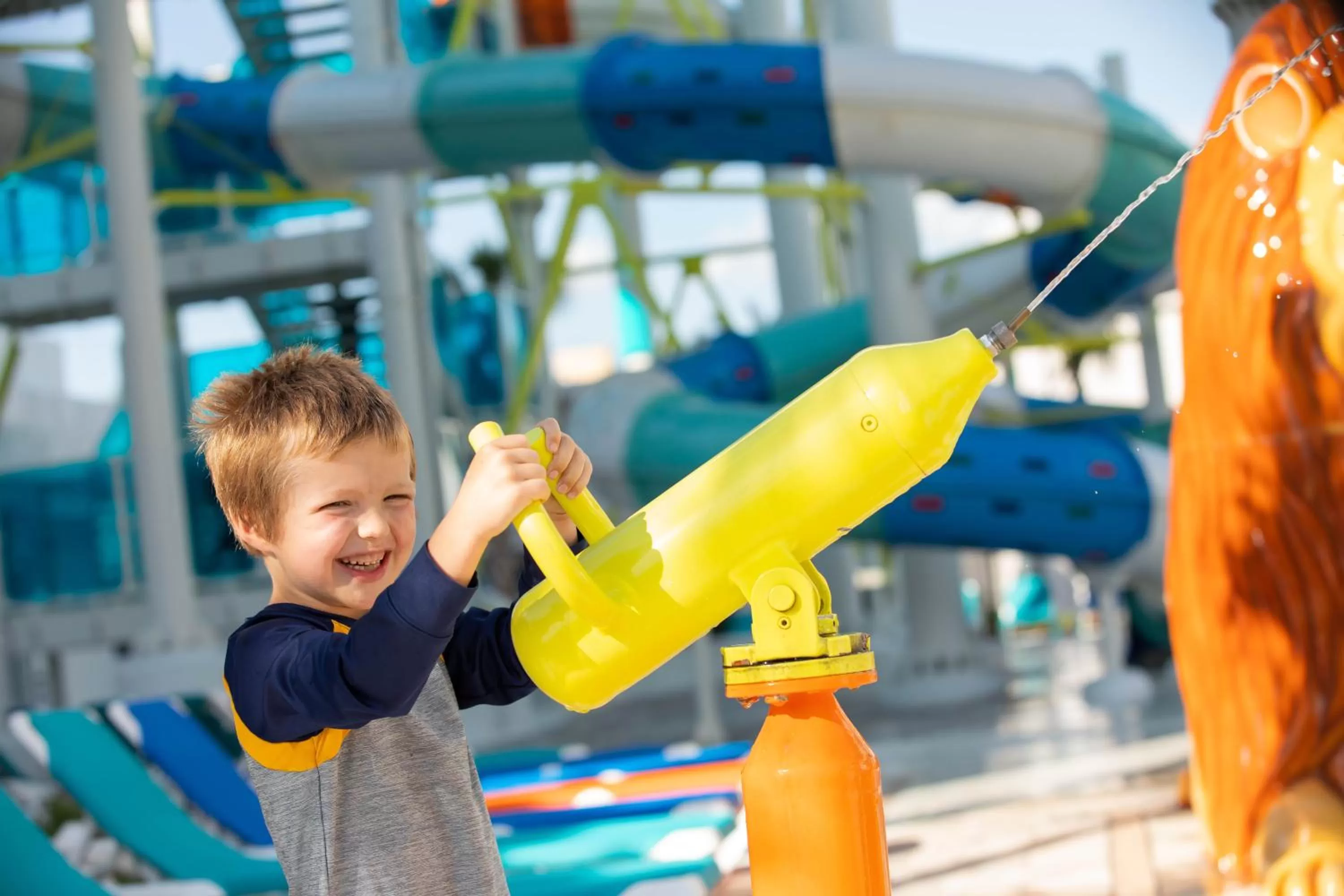 Aqua park in Landmark Resort