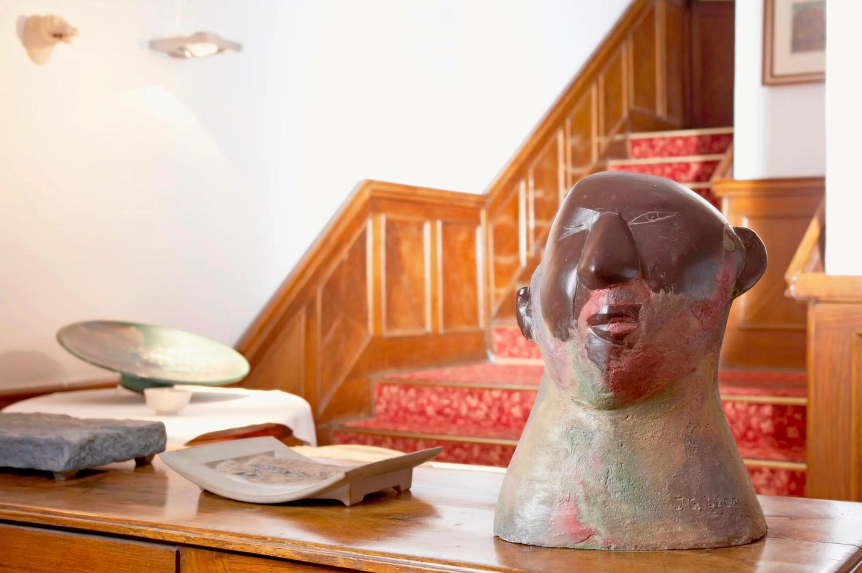 Lobby or reception in Keramikhotel Goldener Brunnen