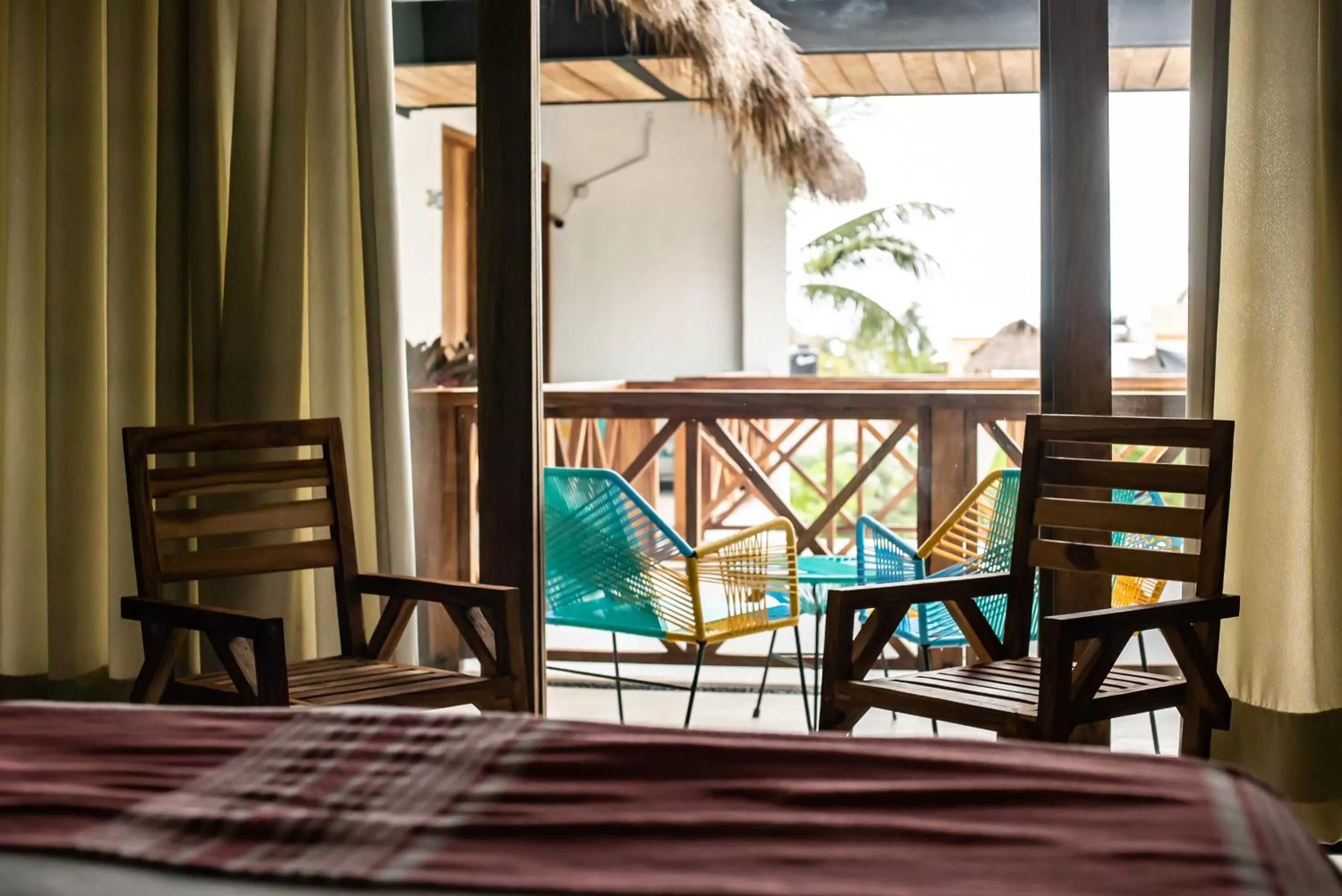 Balcony/Terrace in Hotel Boutique OZ Sayulita
