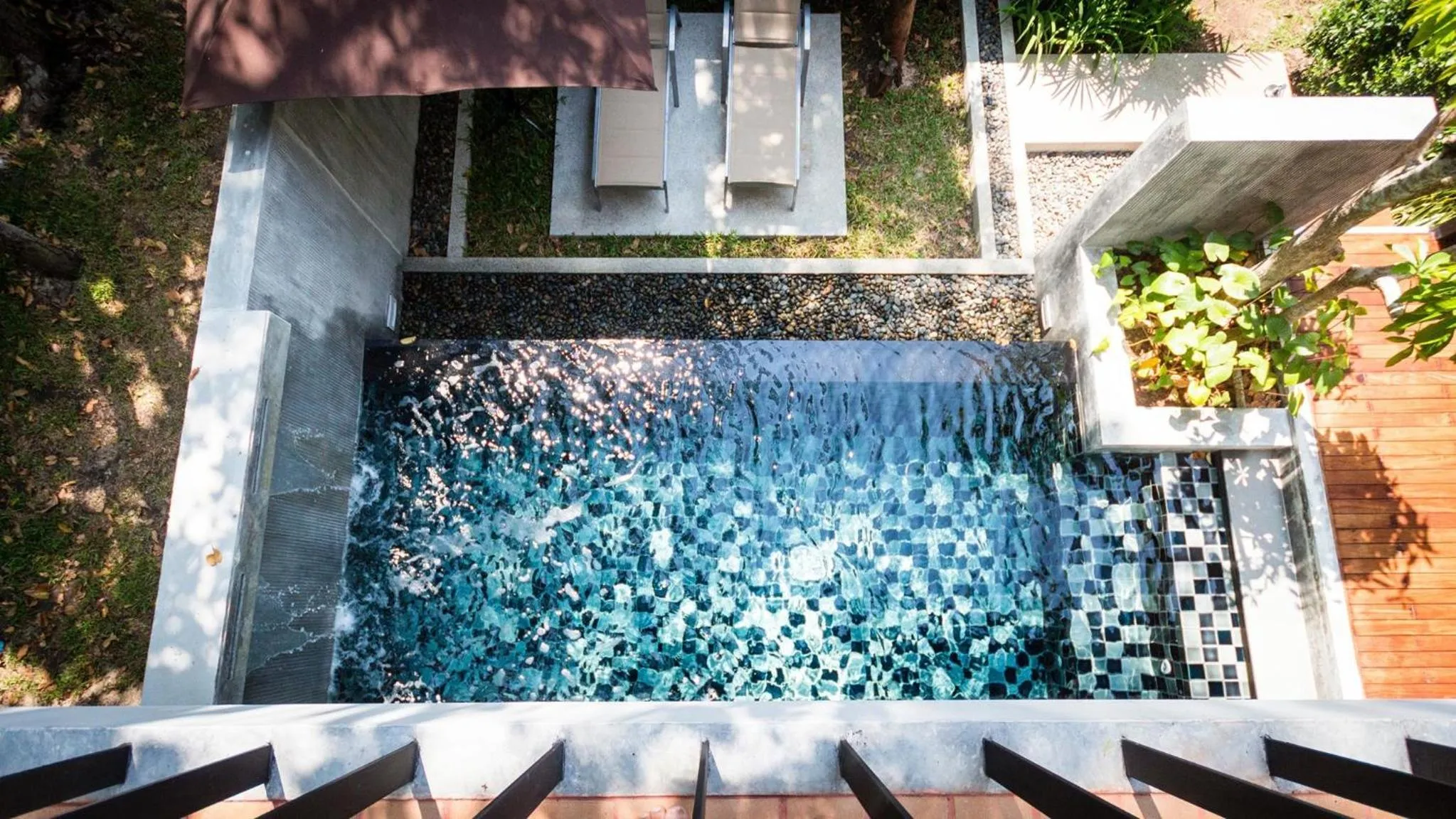 Balcony/Terrace in Villa Thalanena By The Beach