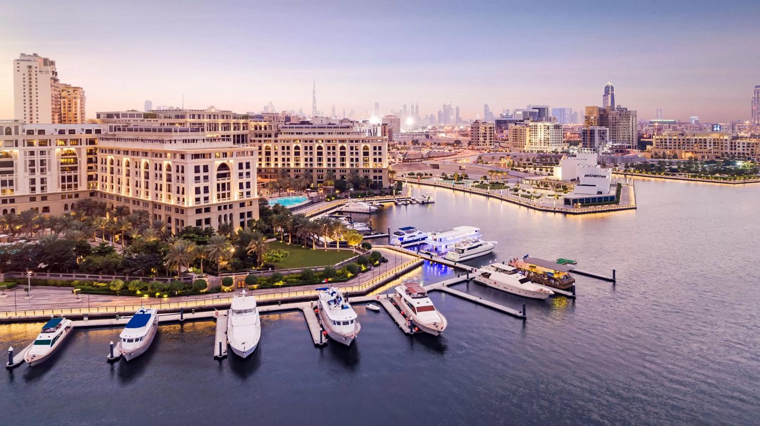 Bird's eye view in Palazzo Versace Dubai