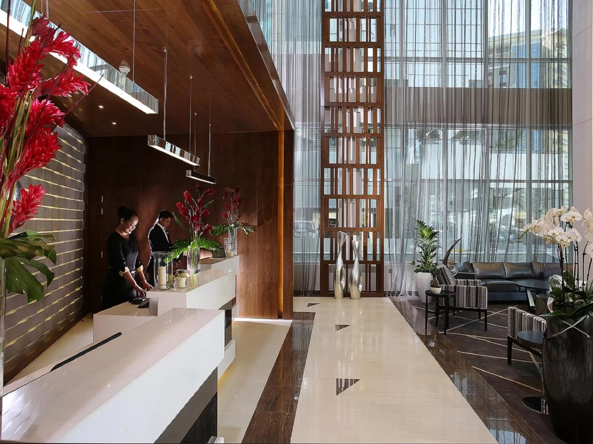 Lobby or reception in Ramada by Wyndham Dubai Barsha Heights
