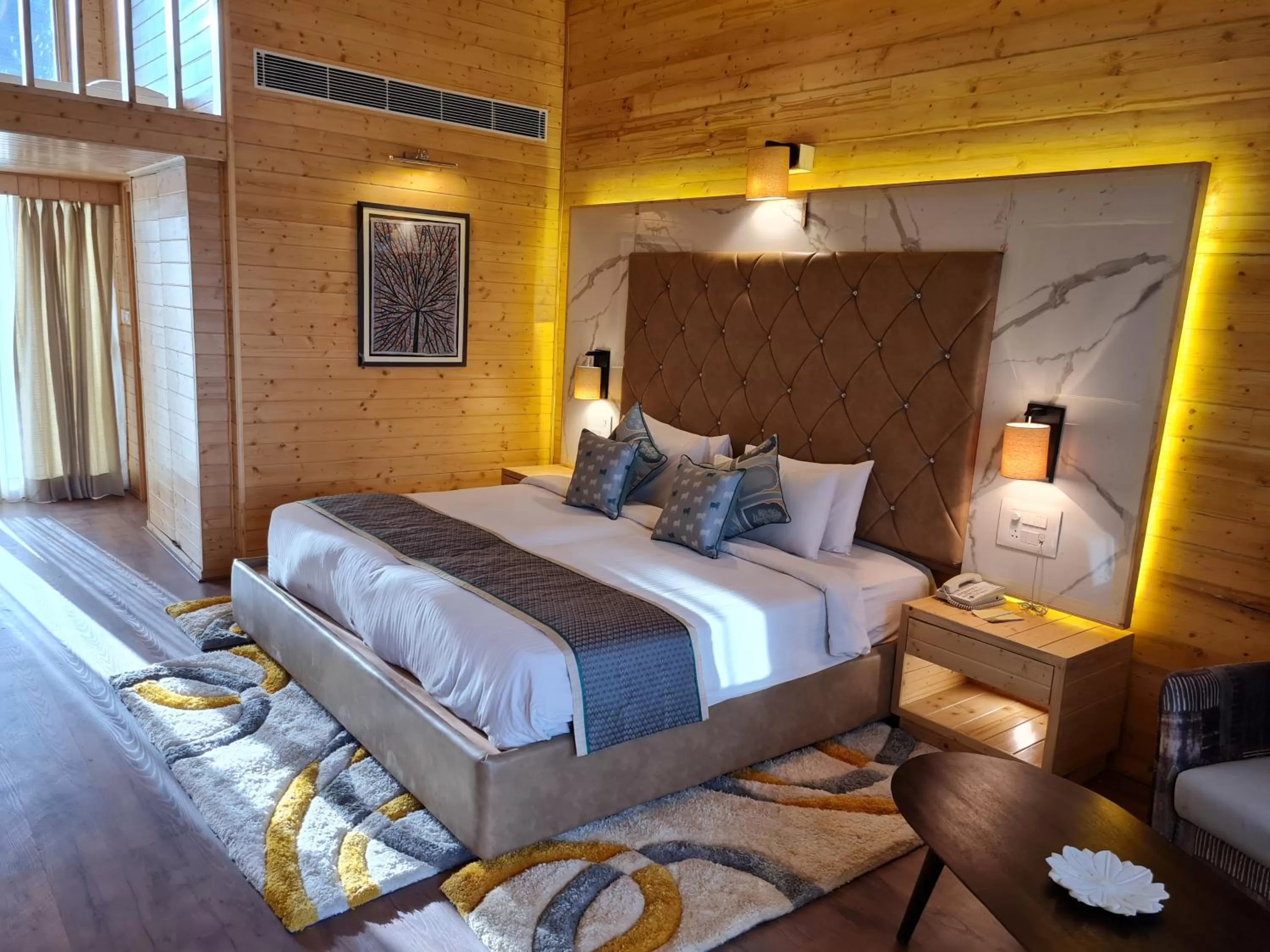 Bed in Bamboo Saa Resort & Spa - Udaipur