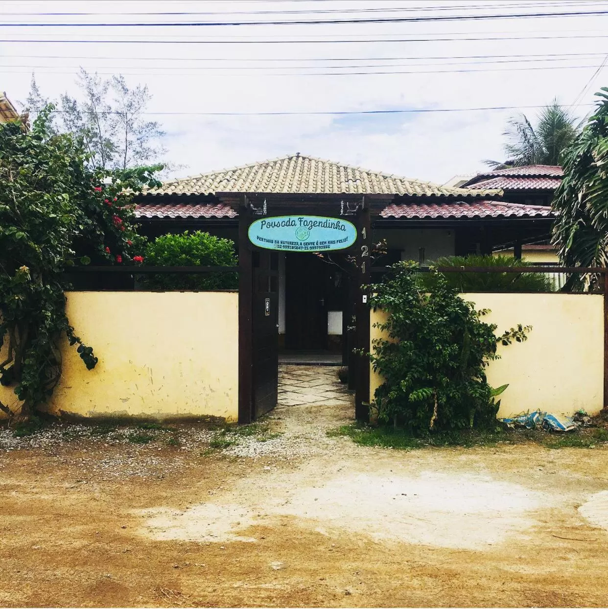 Facade/entrance in Pousada Fazendinha Unamar