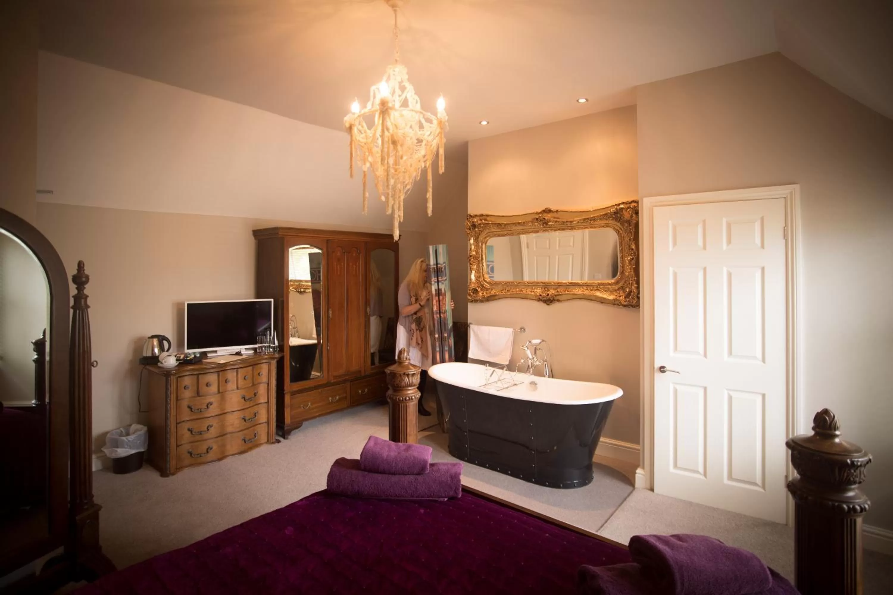 Bedroom, Bed in Brockley Hall Hotel