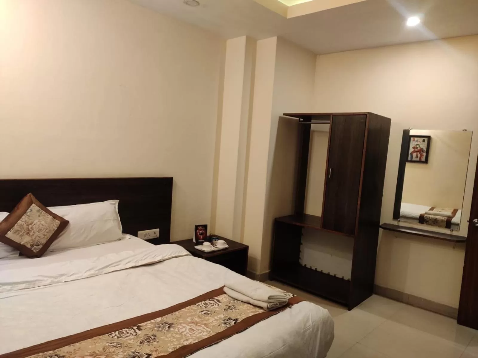 Bed in Hotel The Narayani Continental