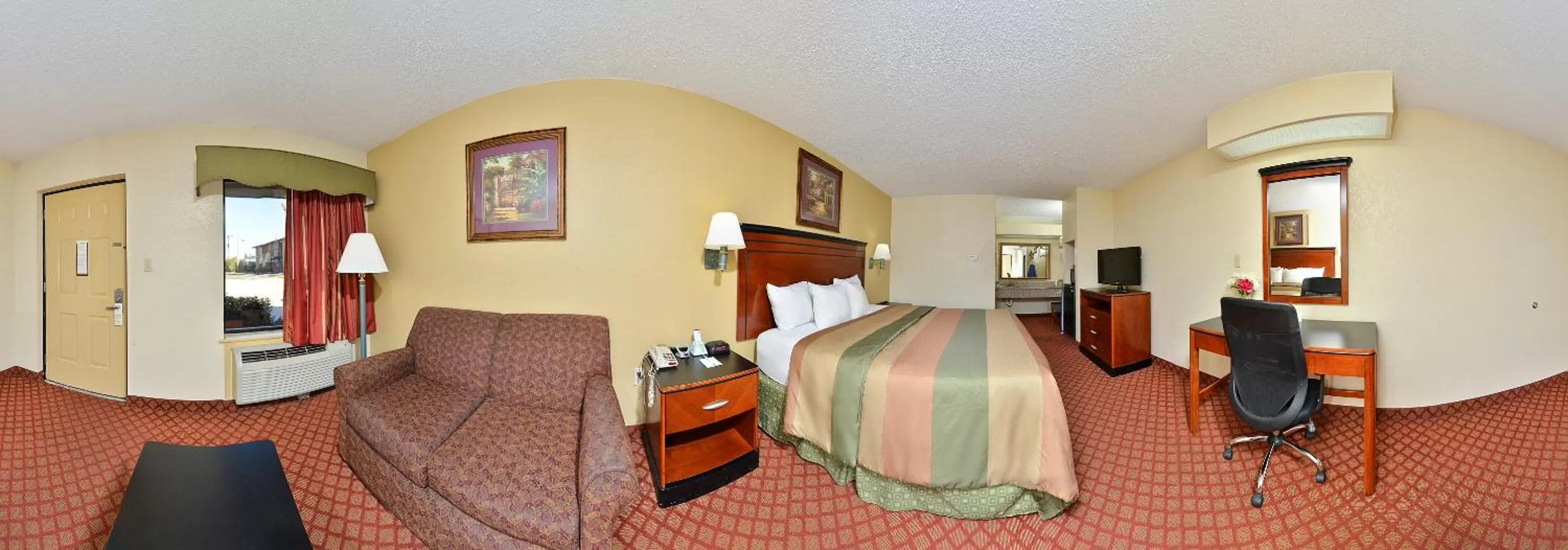 TV and multimedia, Bed in Americas Best Value Inn - Brookhaven