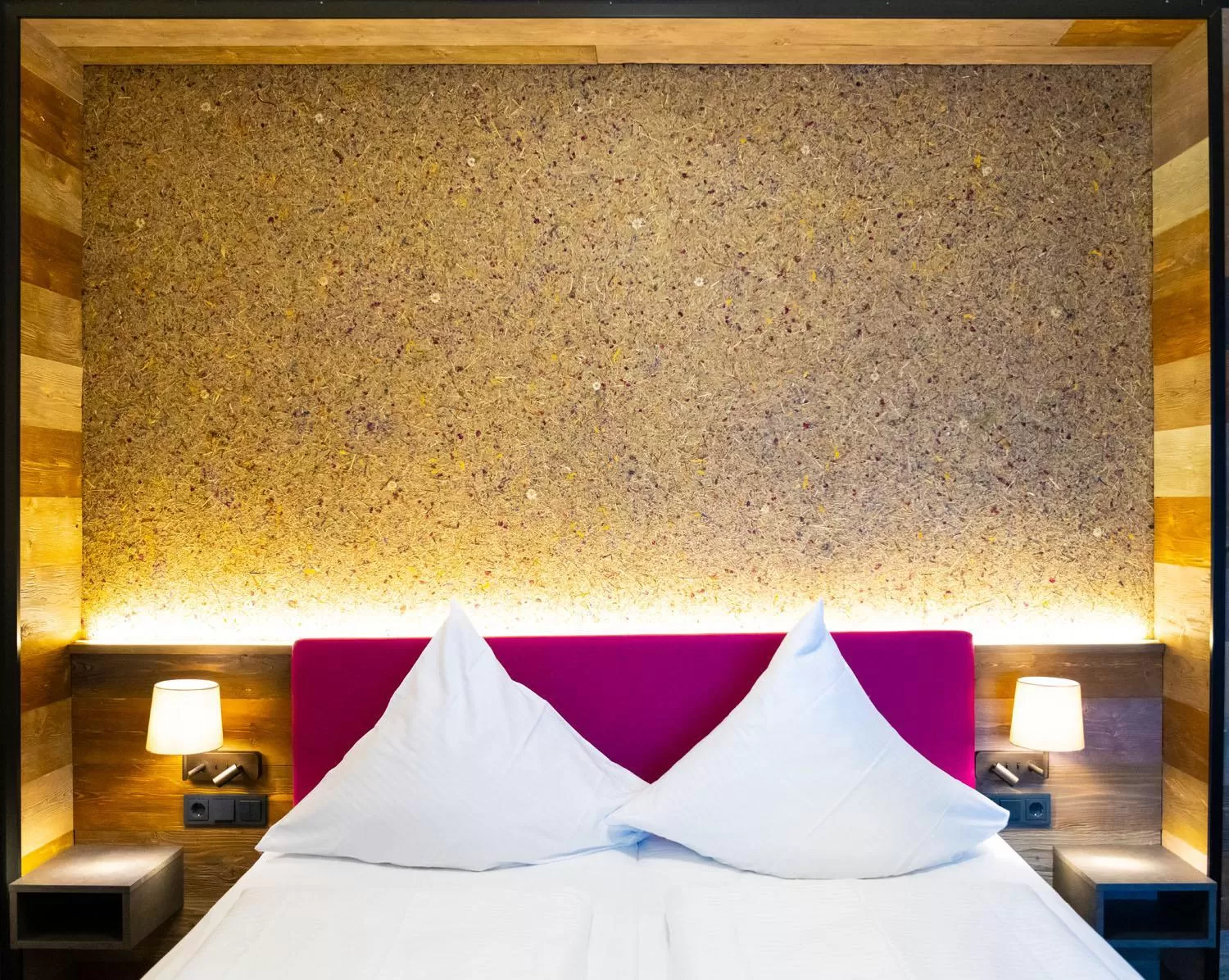 Bed in Hotel Waldmühle