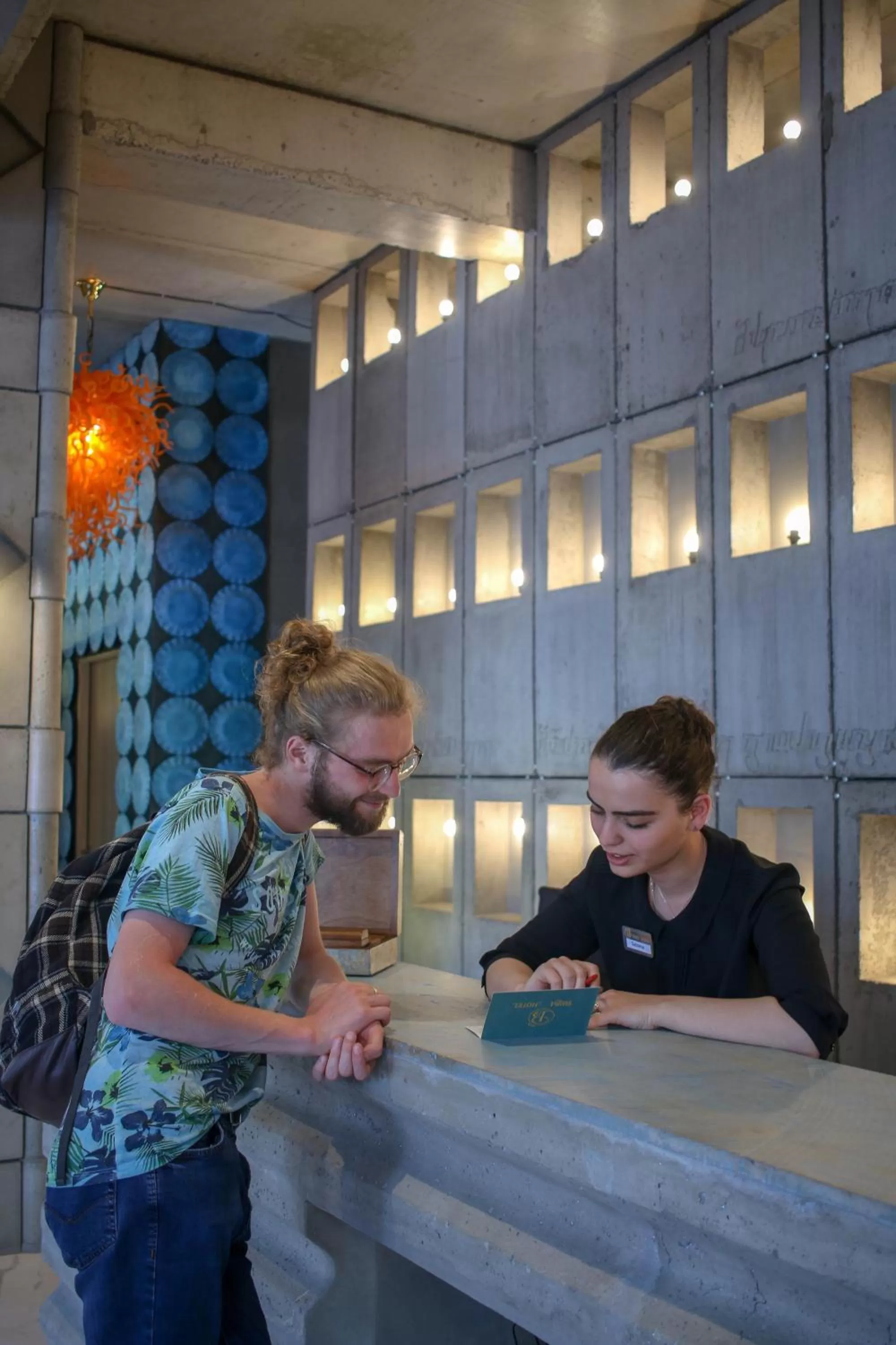 Lobby or reception in Brim Hotel