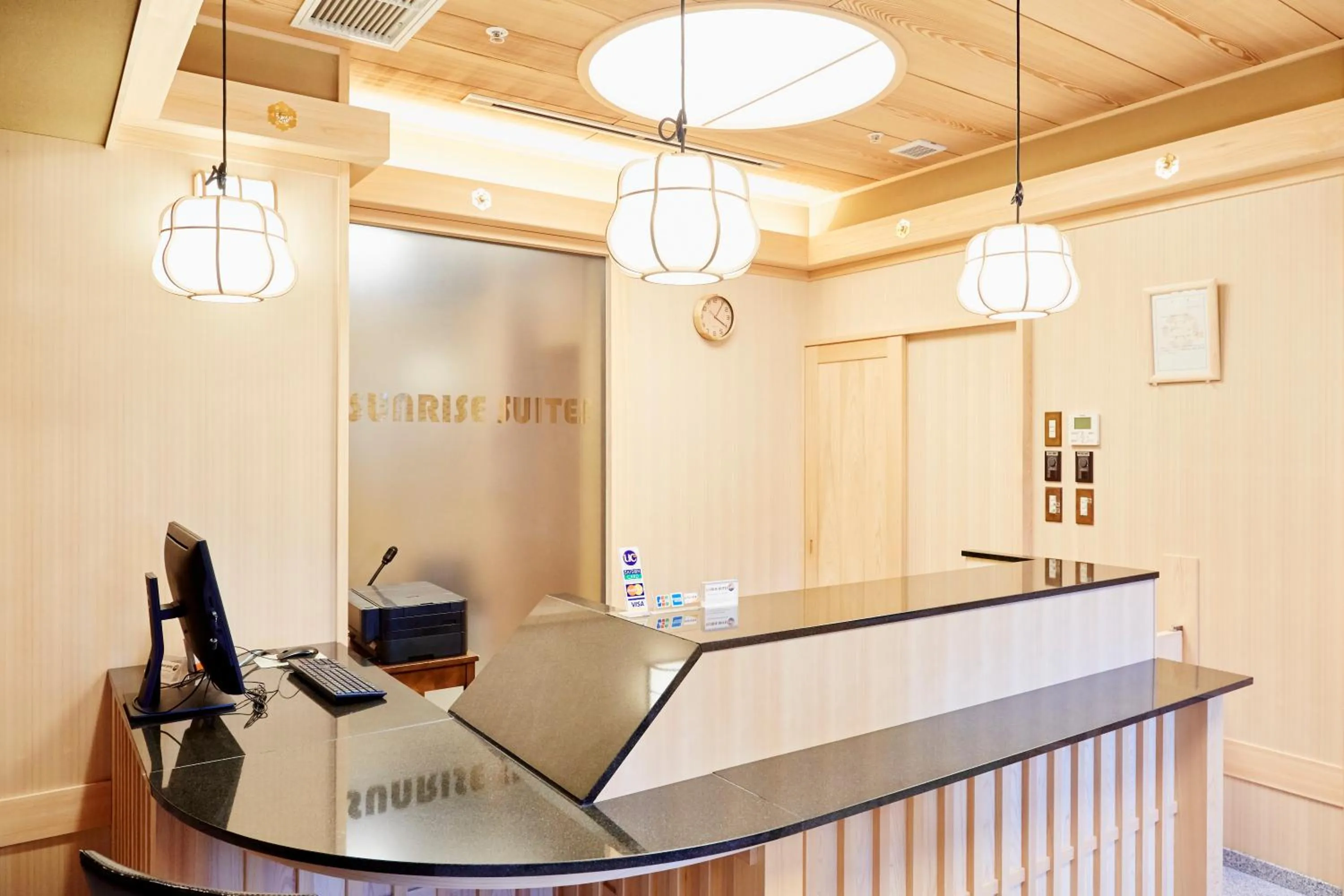 Lobby or reception in Sunrise Suites