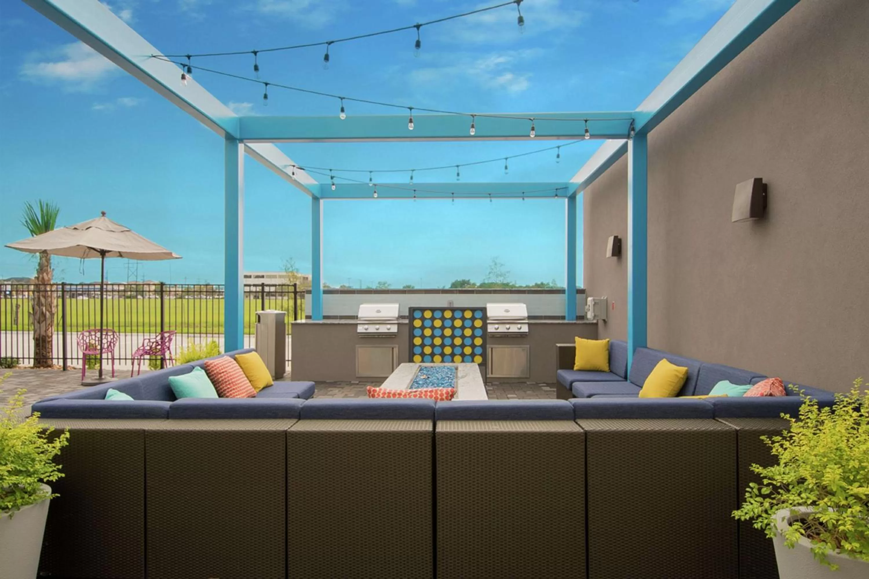 Patio in Tru by Hilton Lafayette River Ranch