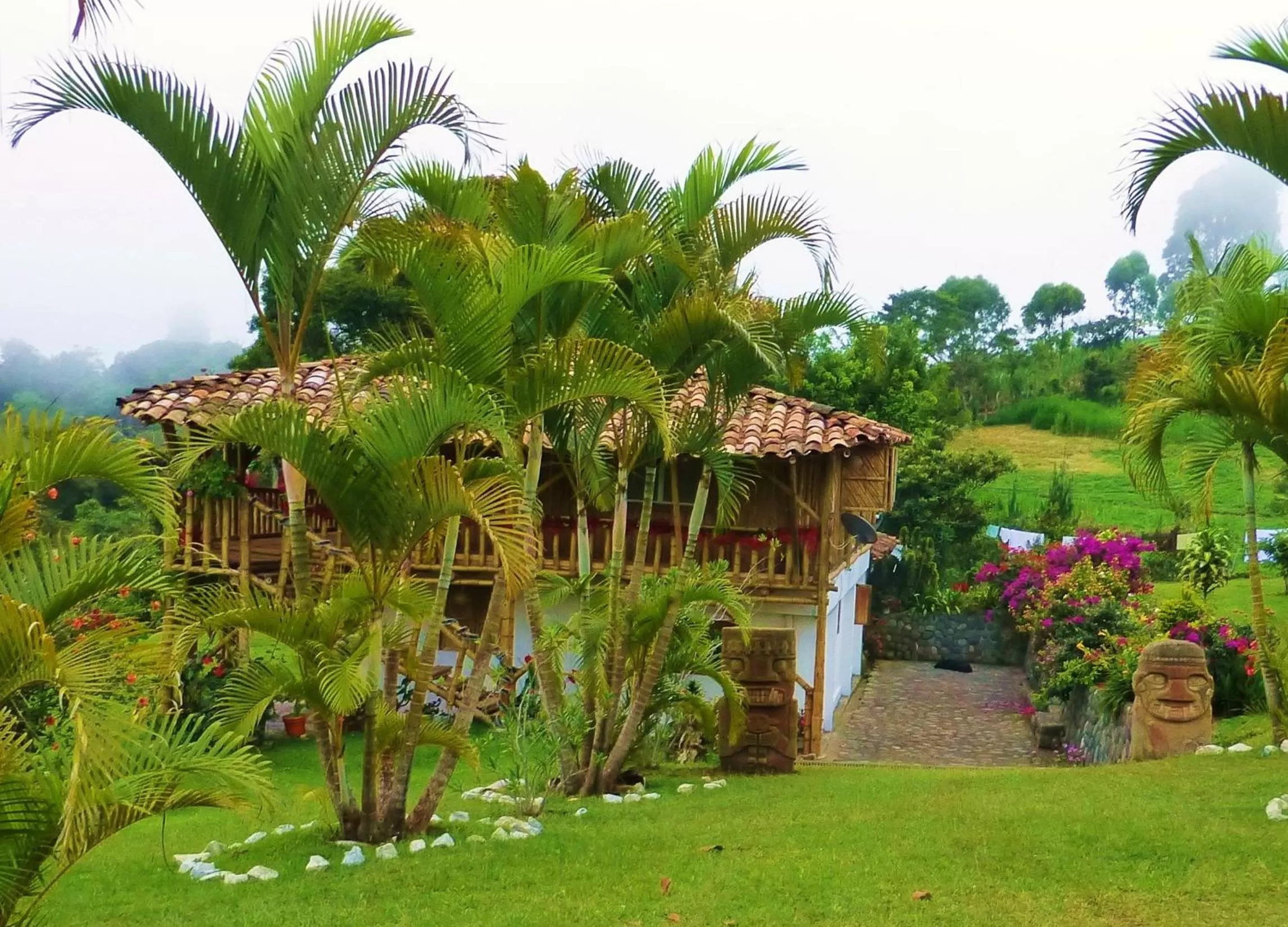 Bird's eye view, Garden in Finca El Cielo
