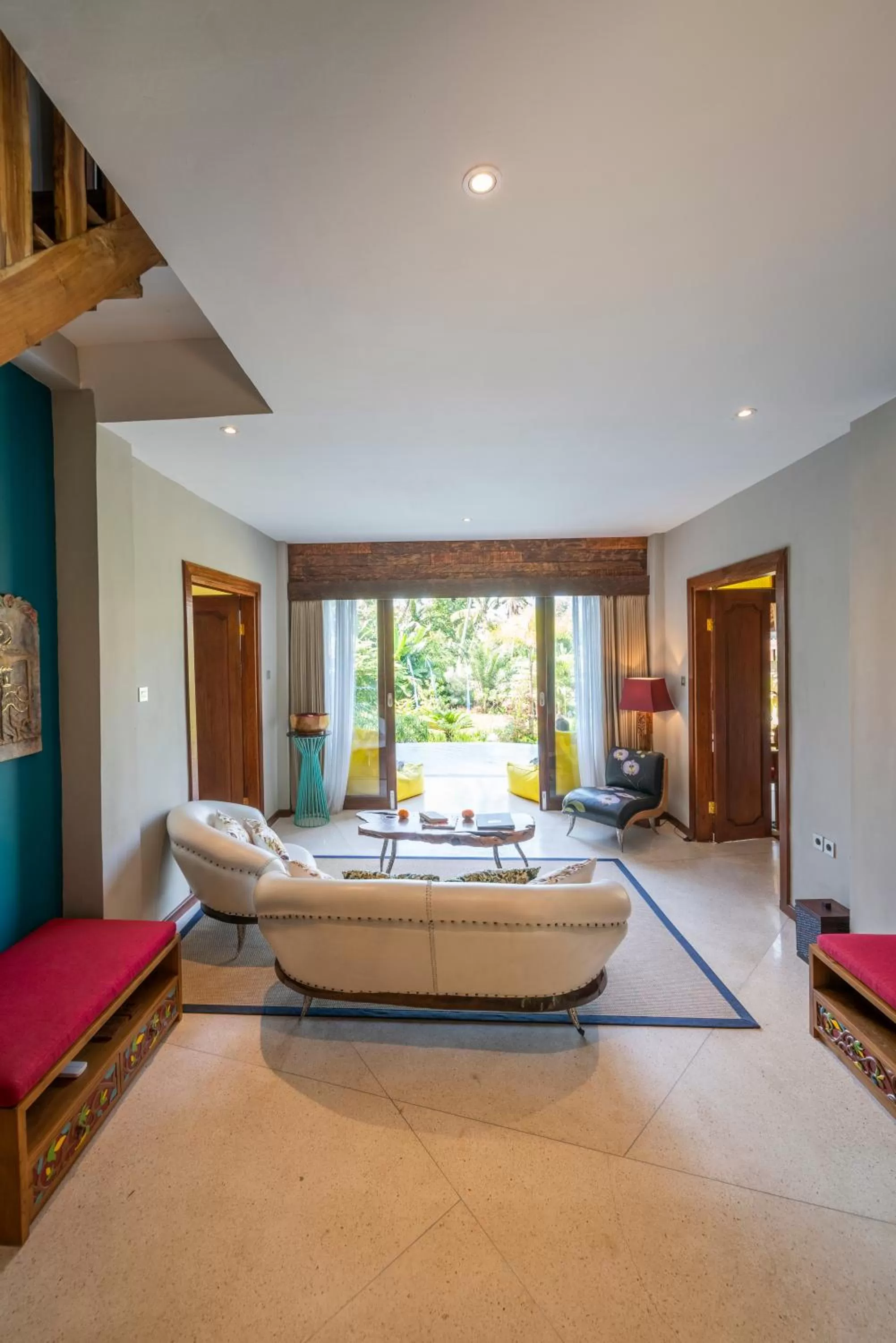 Living room, Bed in Menzel Ubud