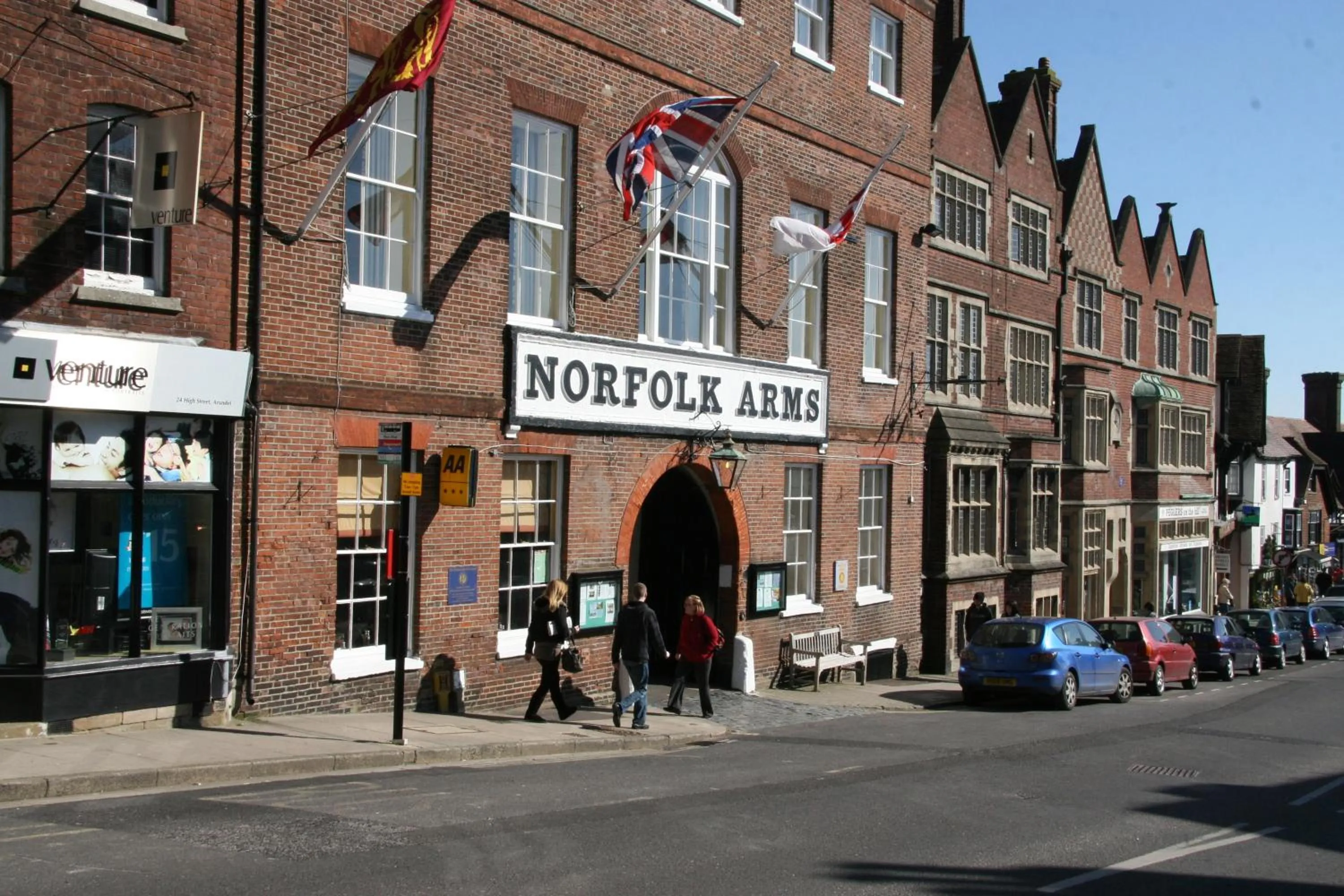 Property building in Norfolk Arms Hotel