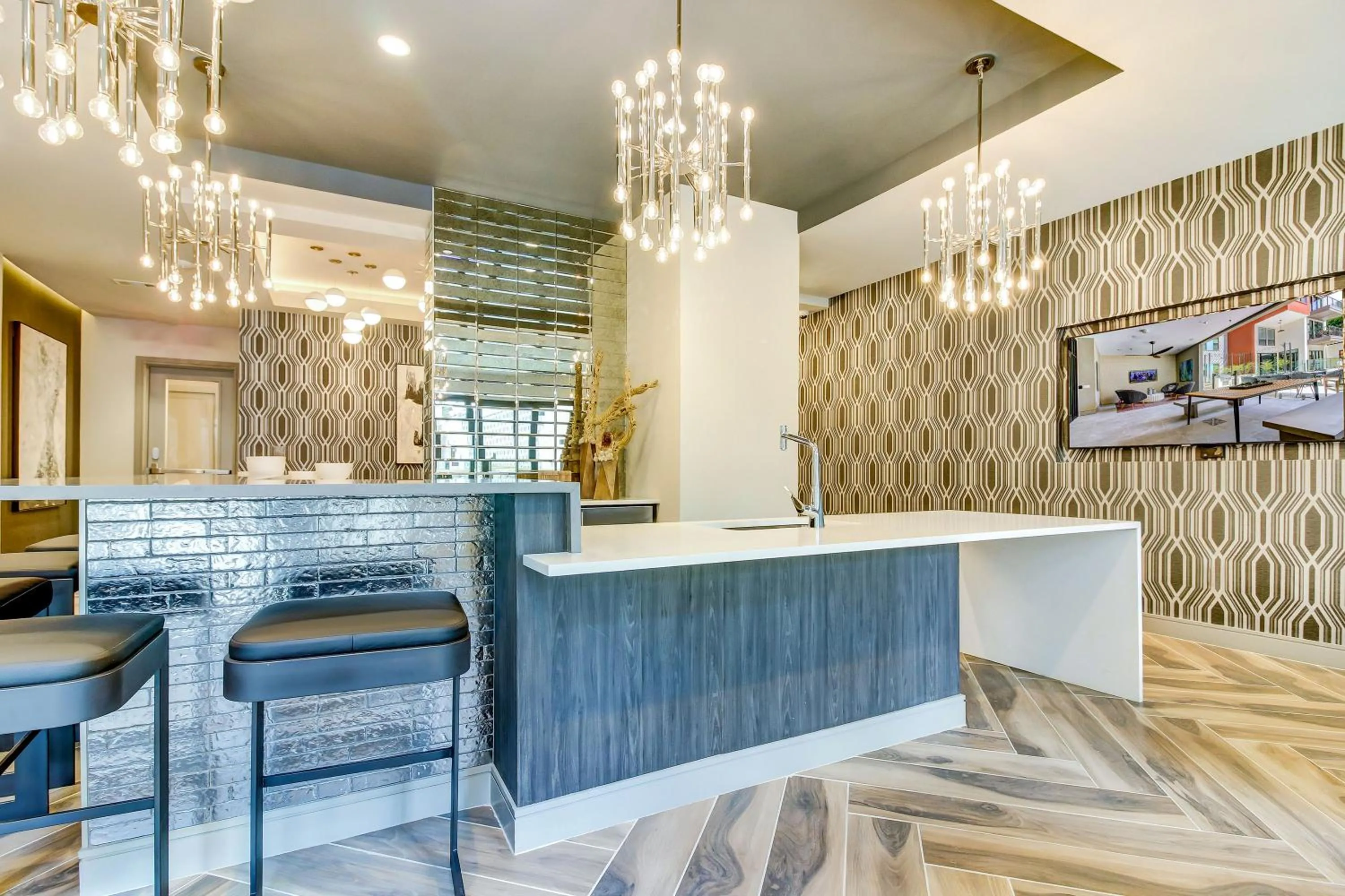 Communal lounge/ TV room in Sentral East Austin at 1614 E Sixth