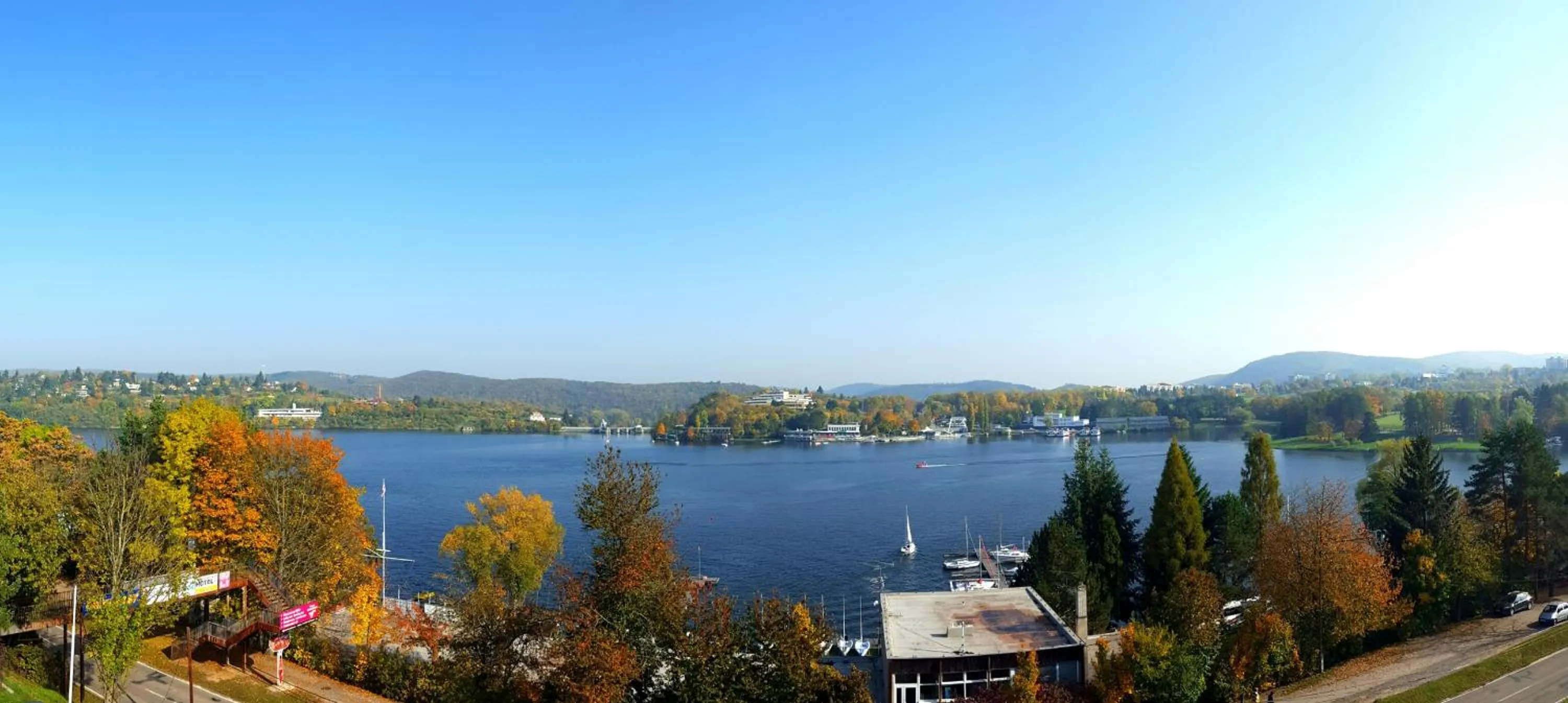 Lake view in Hotel Rakovec