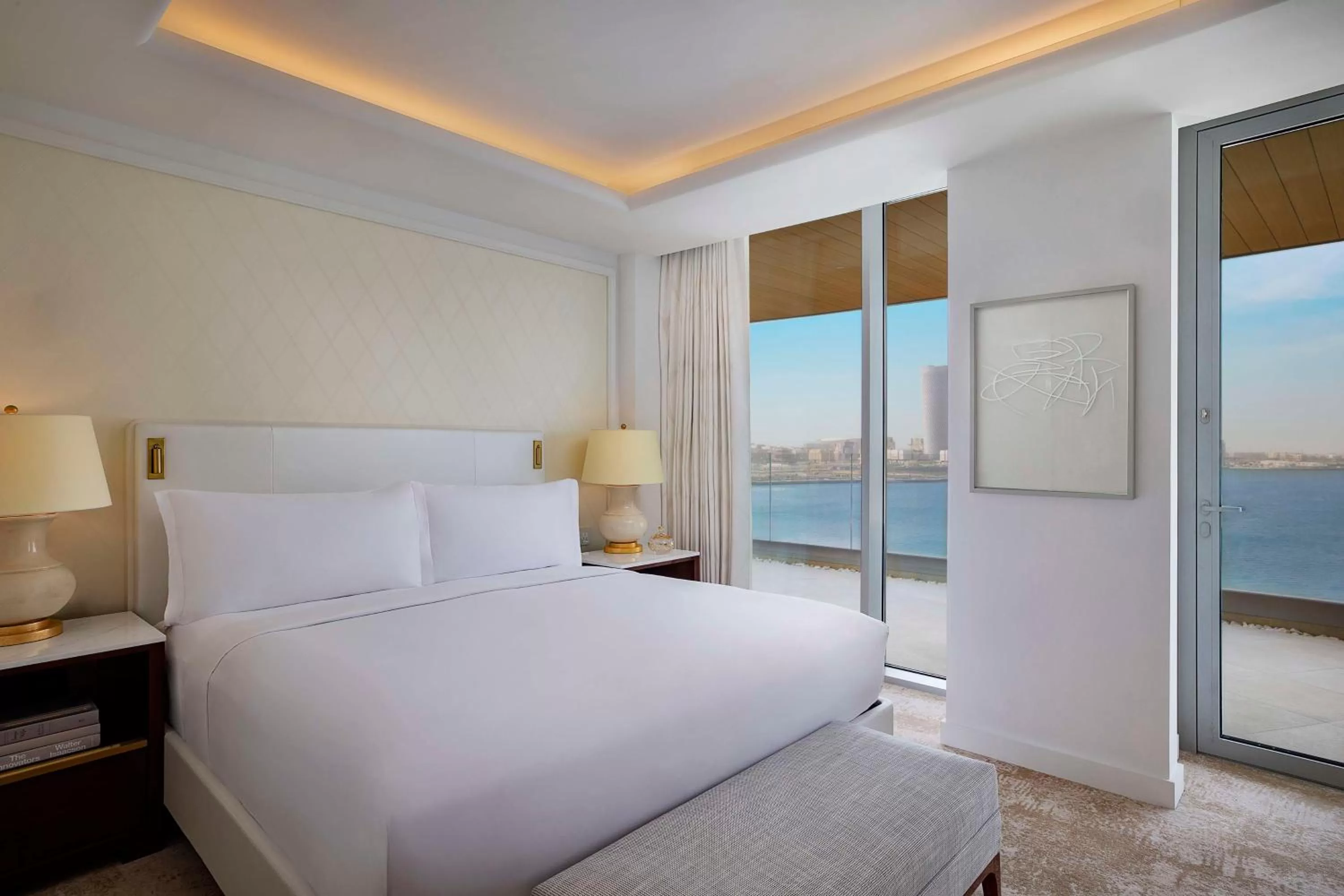 Bed in Waldorf Astoria Doha Lusail