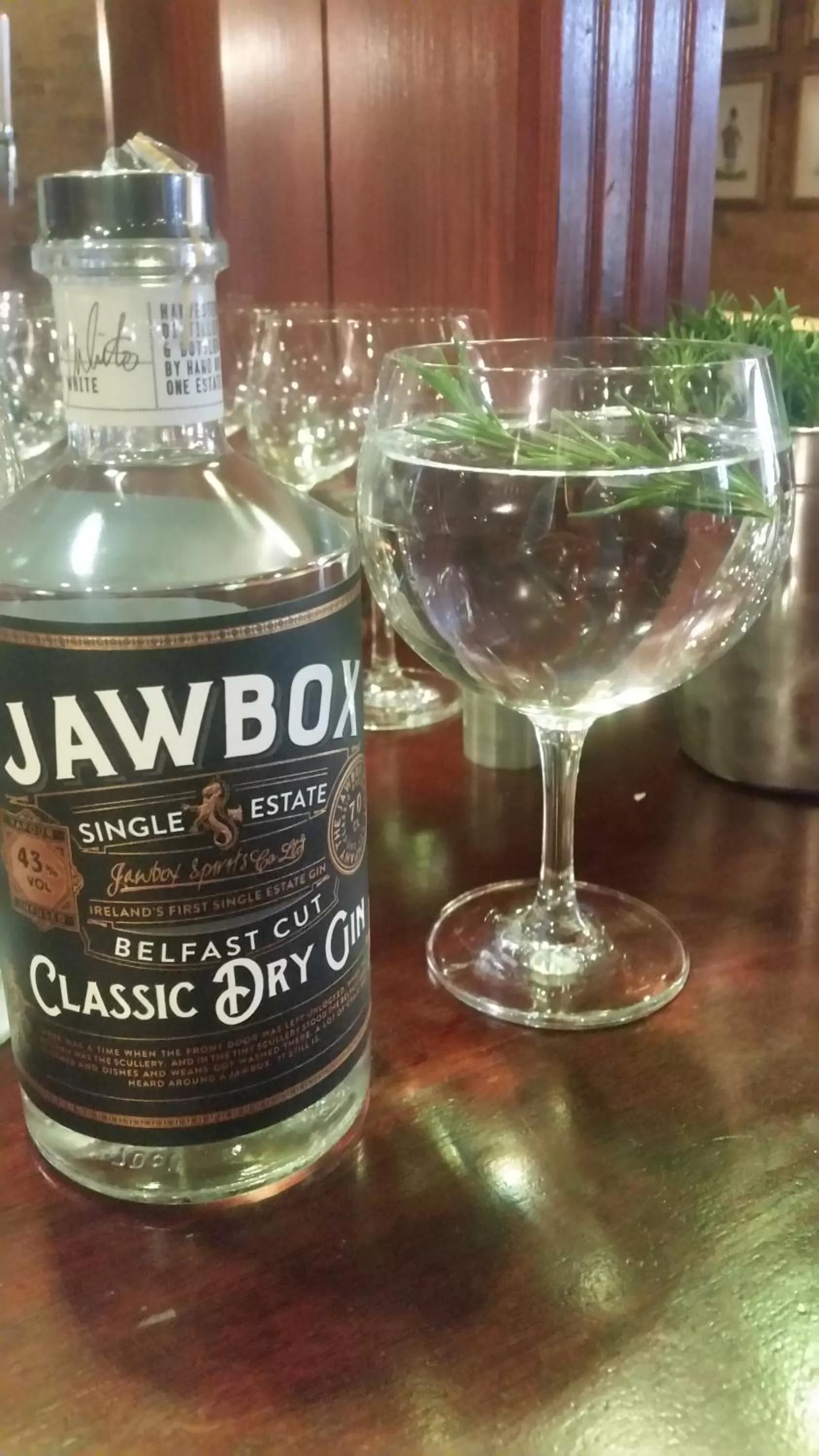 Alcoholic drinks in Garrison Hotel