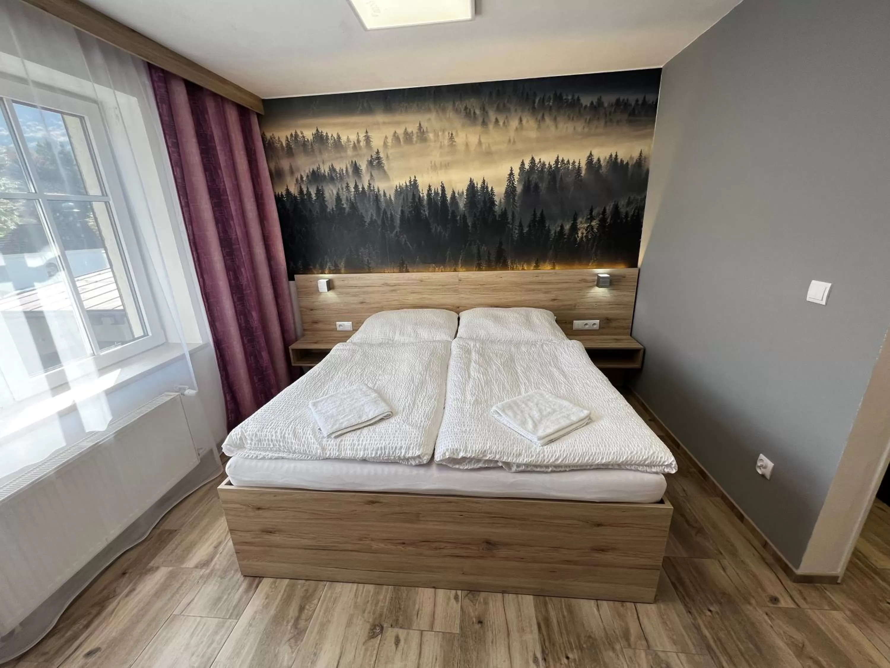 Bed in Hotel U Kociana