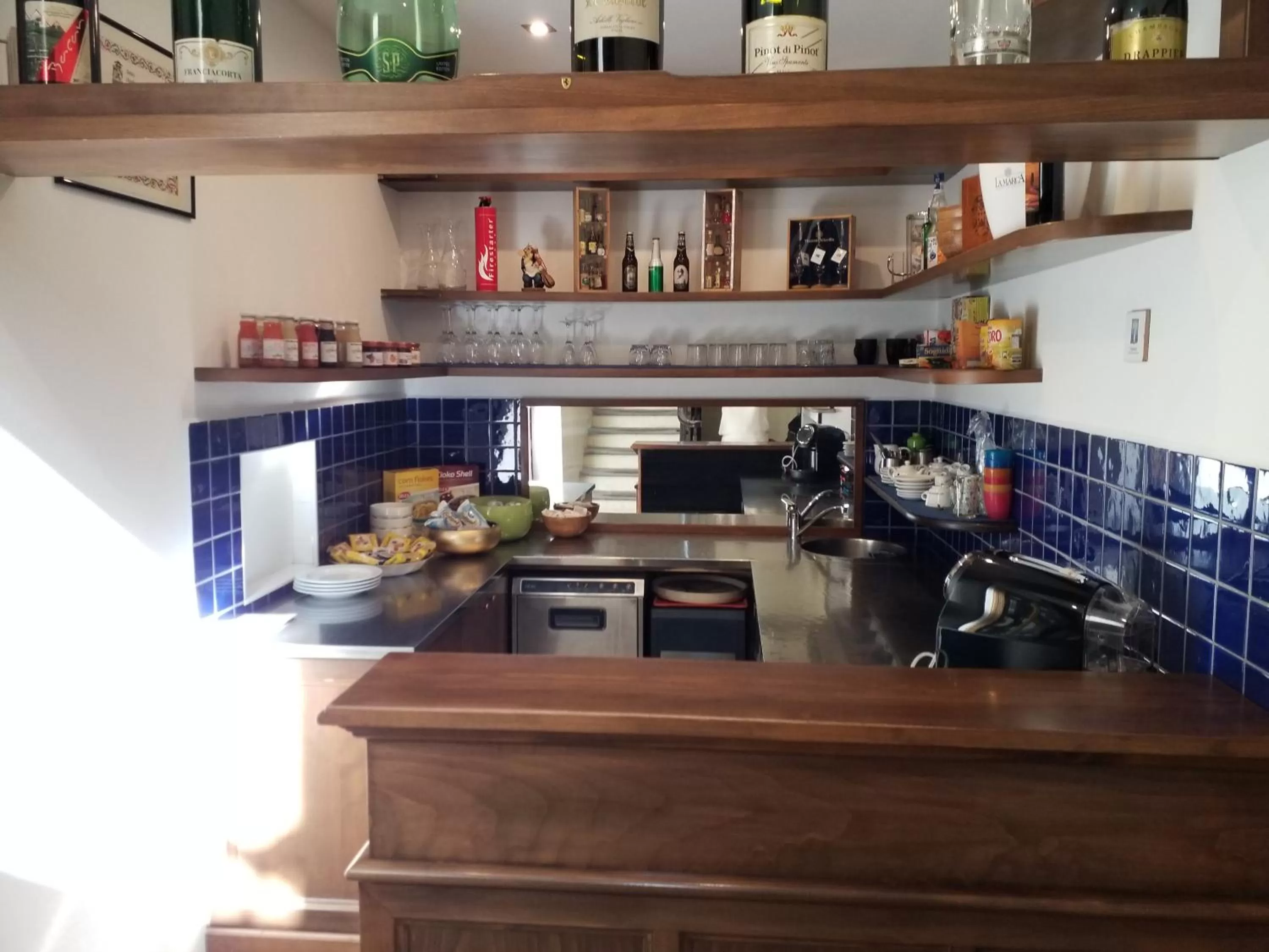 Kitchen/Kitchenette in B&B Universo Pattarone