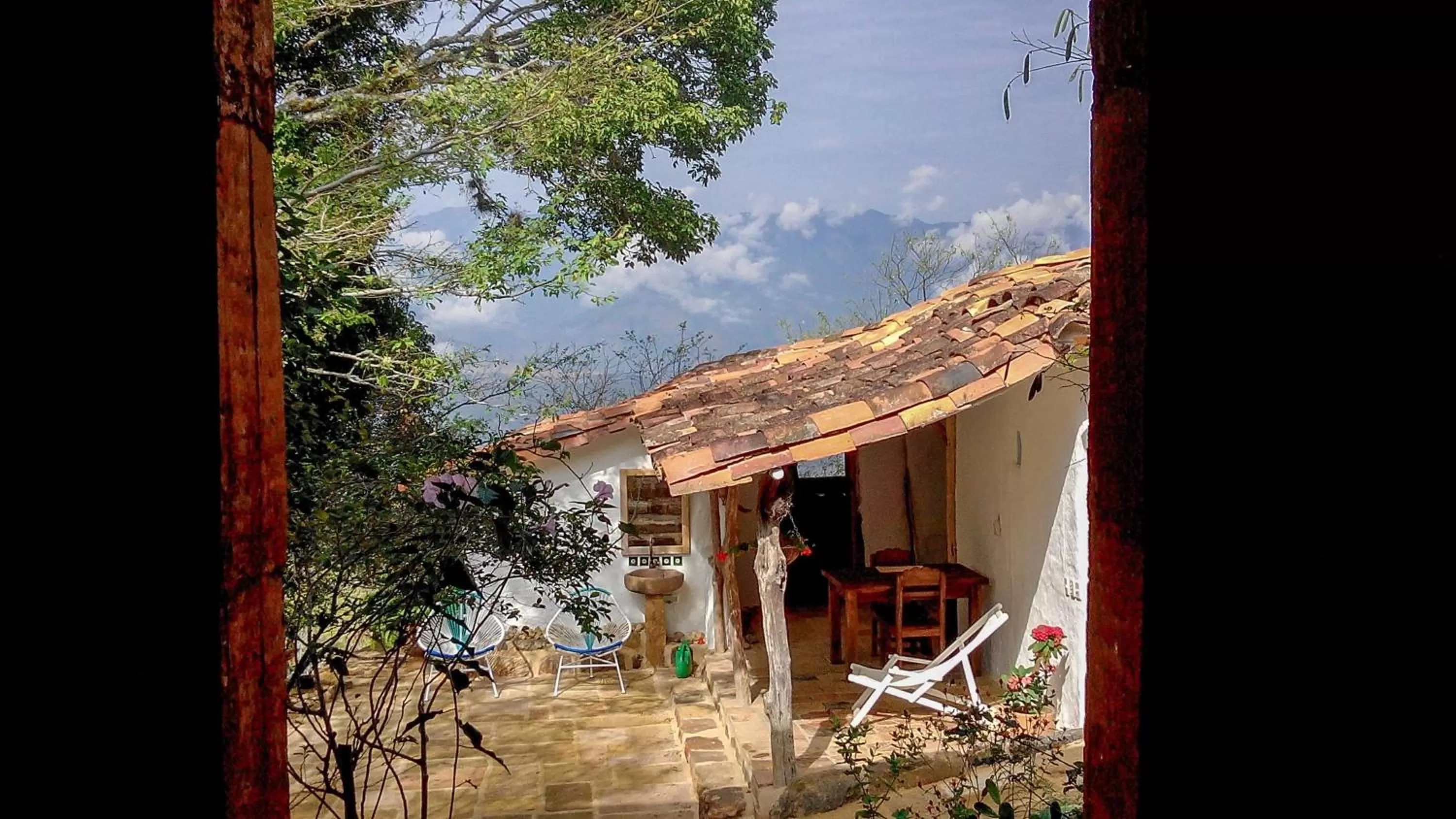 Property building in Posada Finca San Vicente B&B