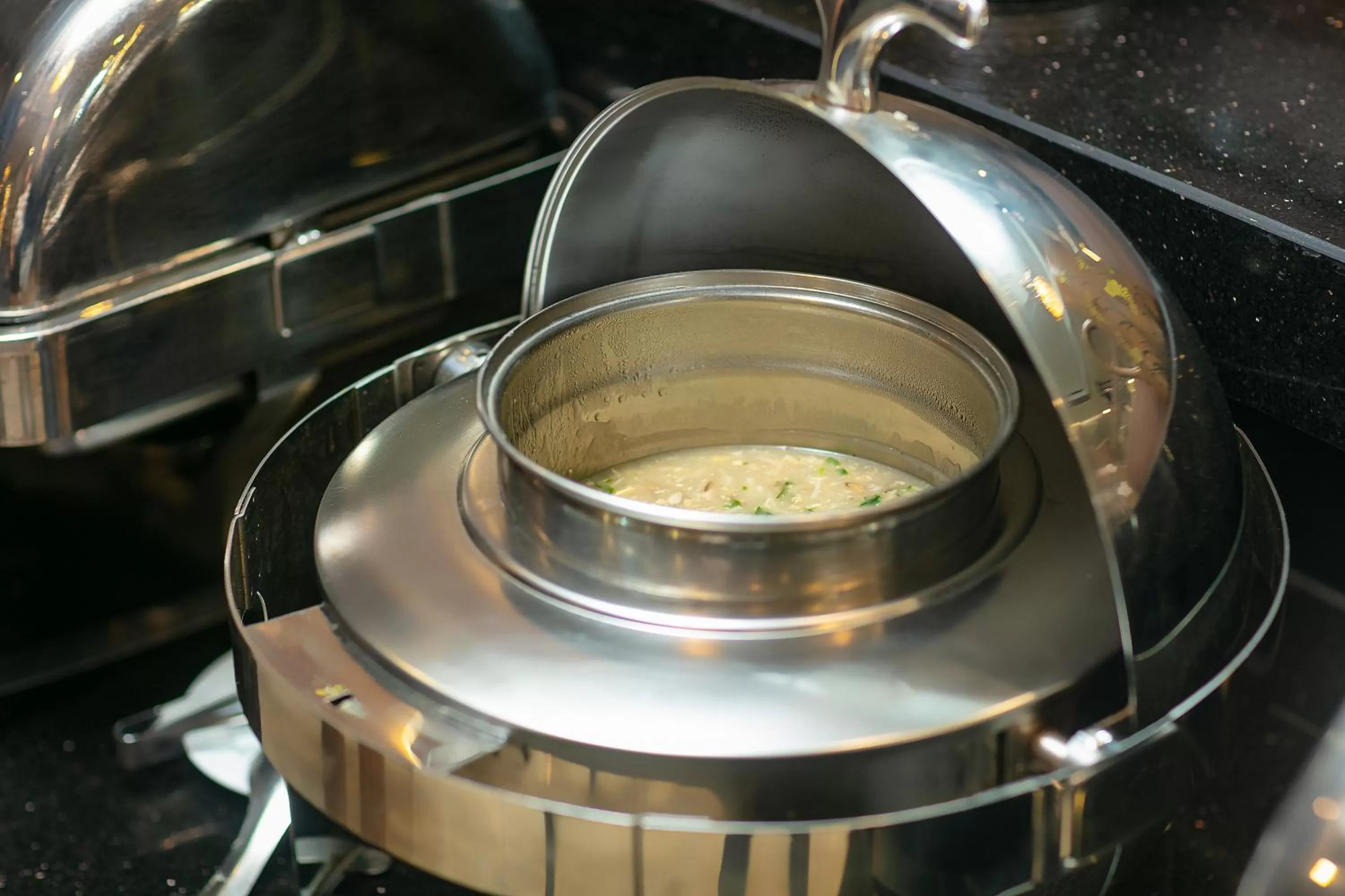 Kitchen or kitchenette in Hanoi La Palm Premier Hotel & Spa