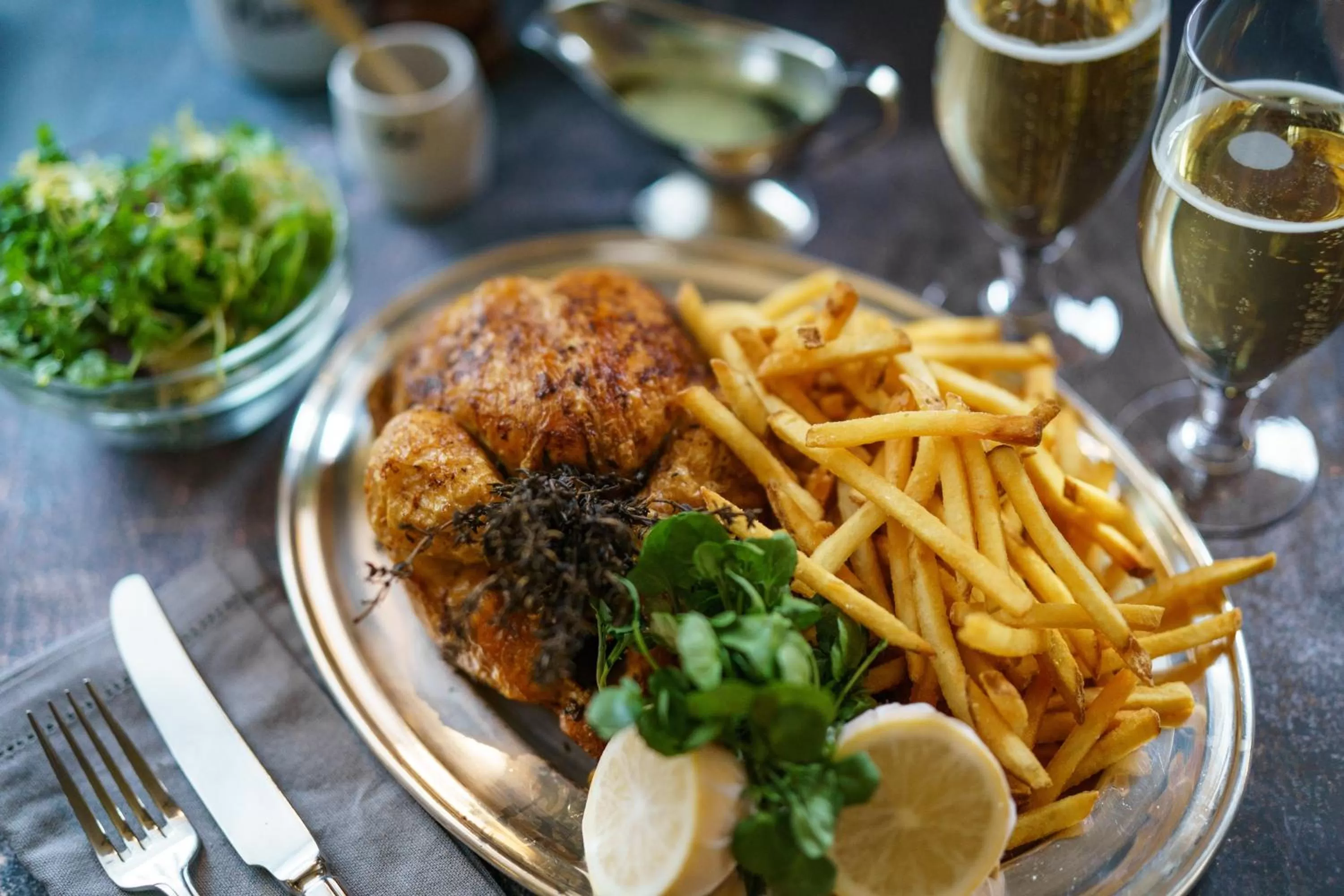 Food close-up in Hotel du Vin Bristol