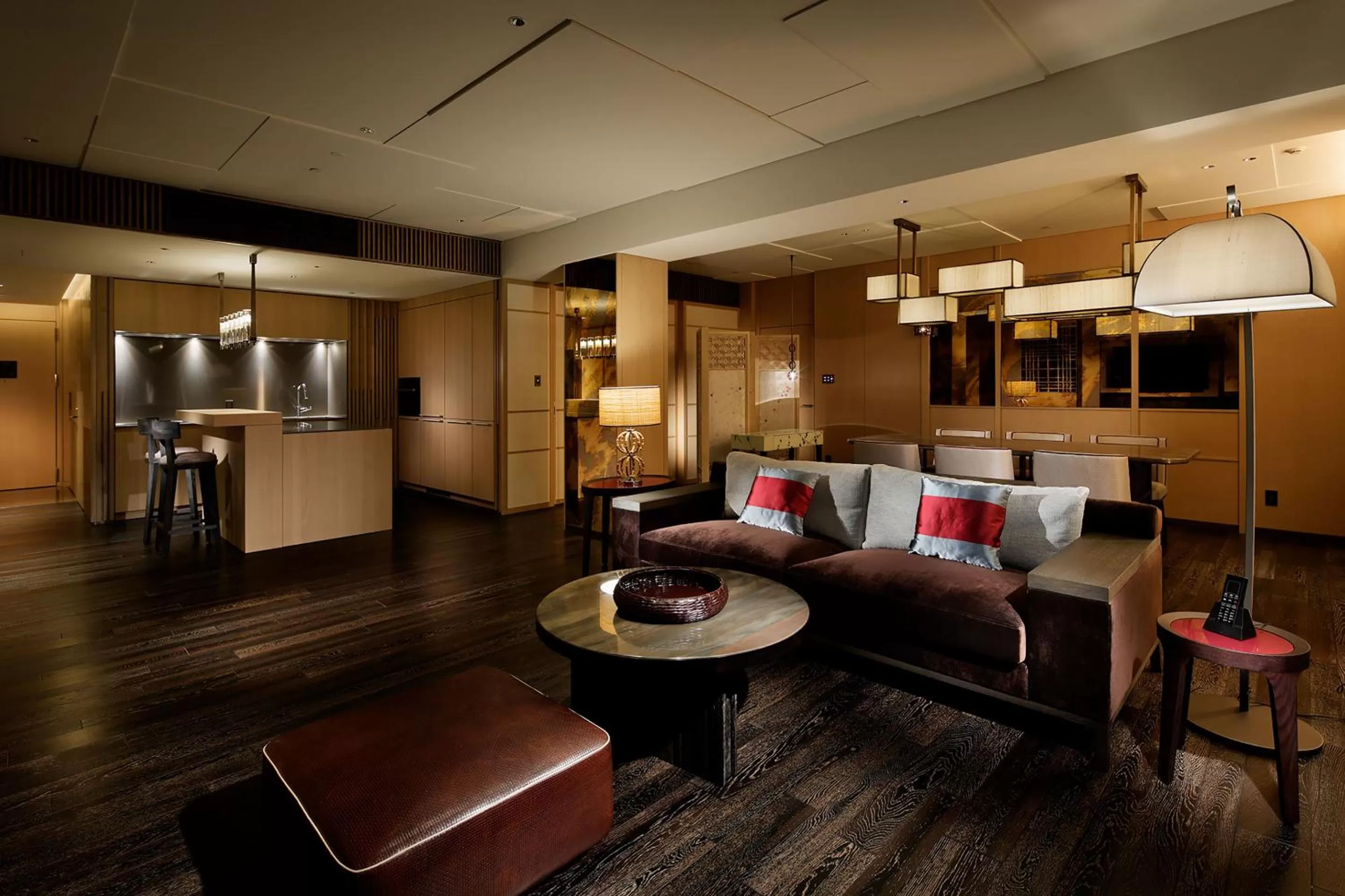 Living room in Four Seasons Hotel Kyoto