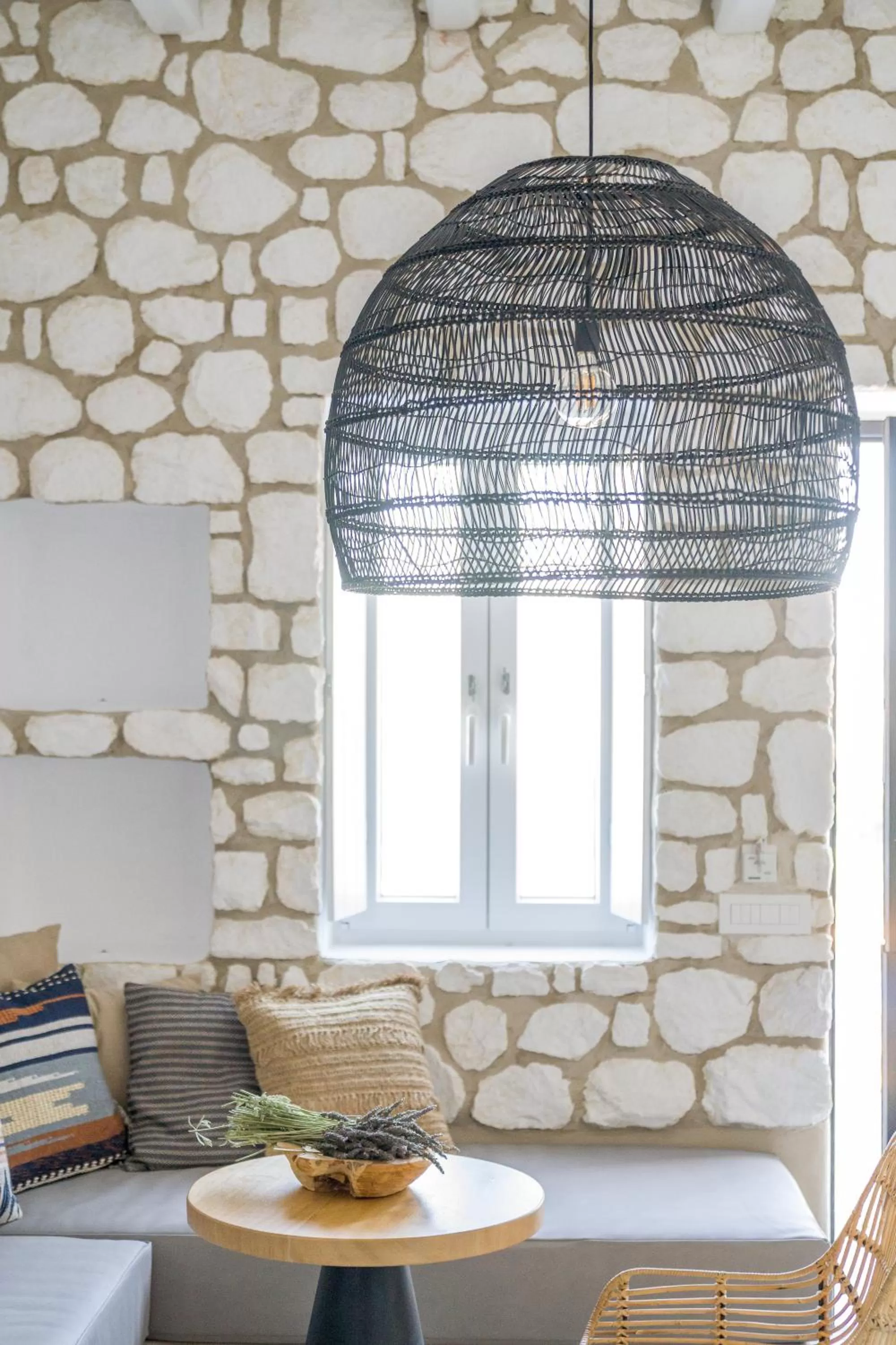 Seating area in Euphoria Chora Naxos
