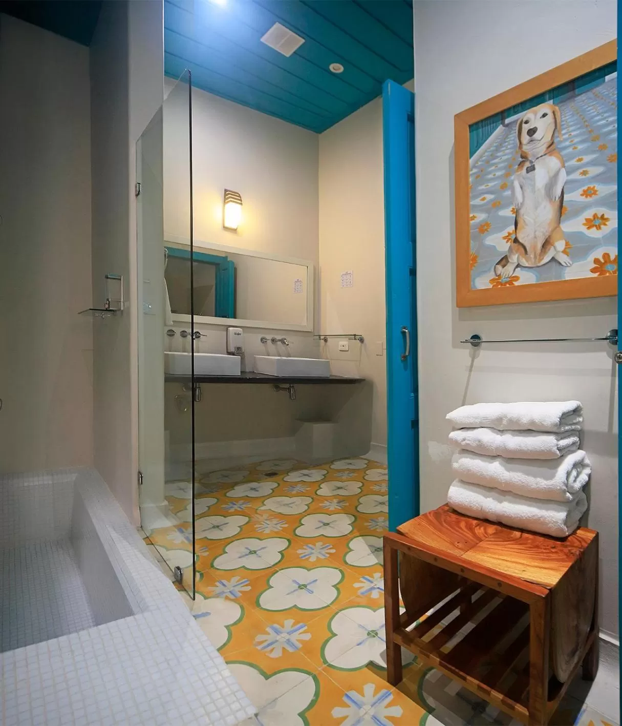 Bed in Casa de las Dos Palmas