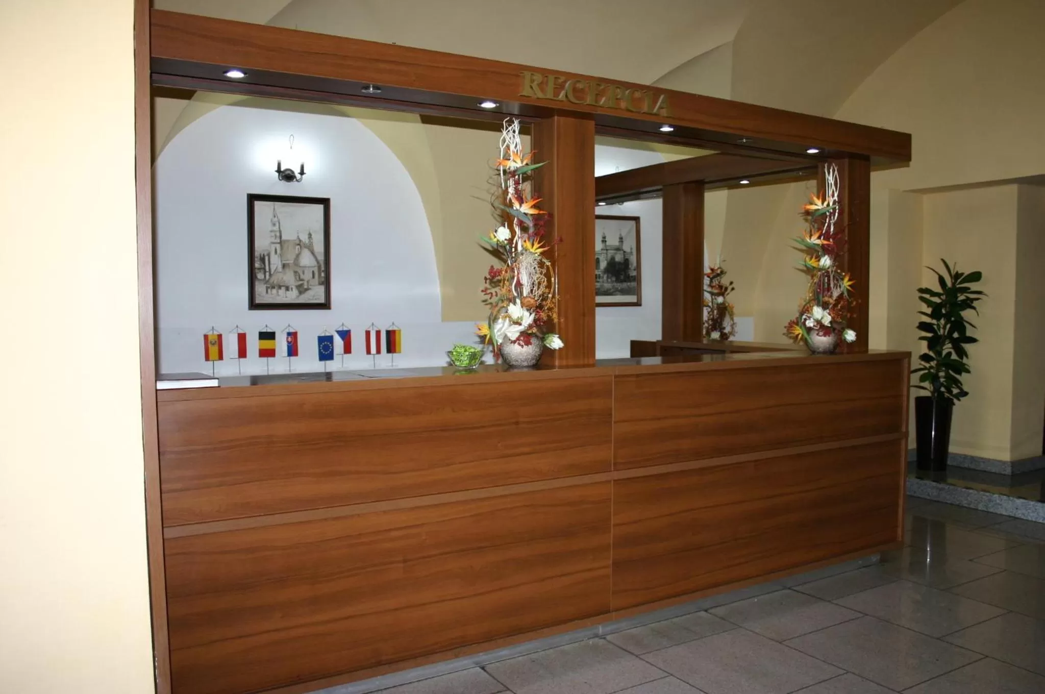 Lobby/Reception in Hotel Jelen