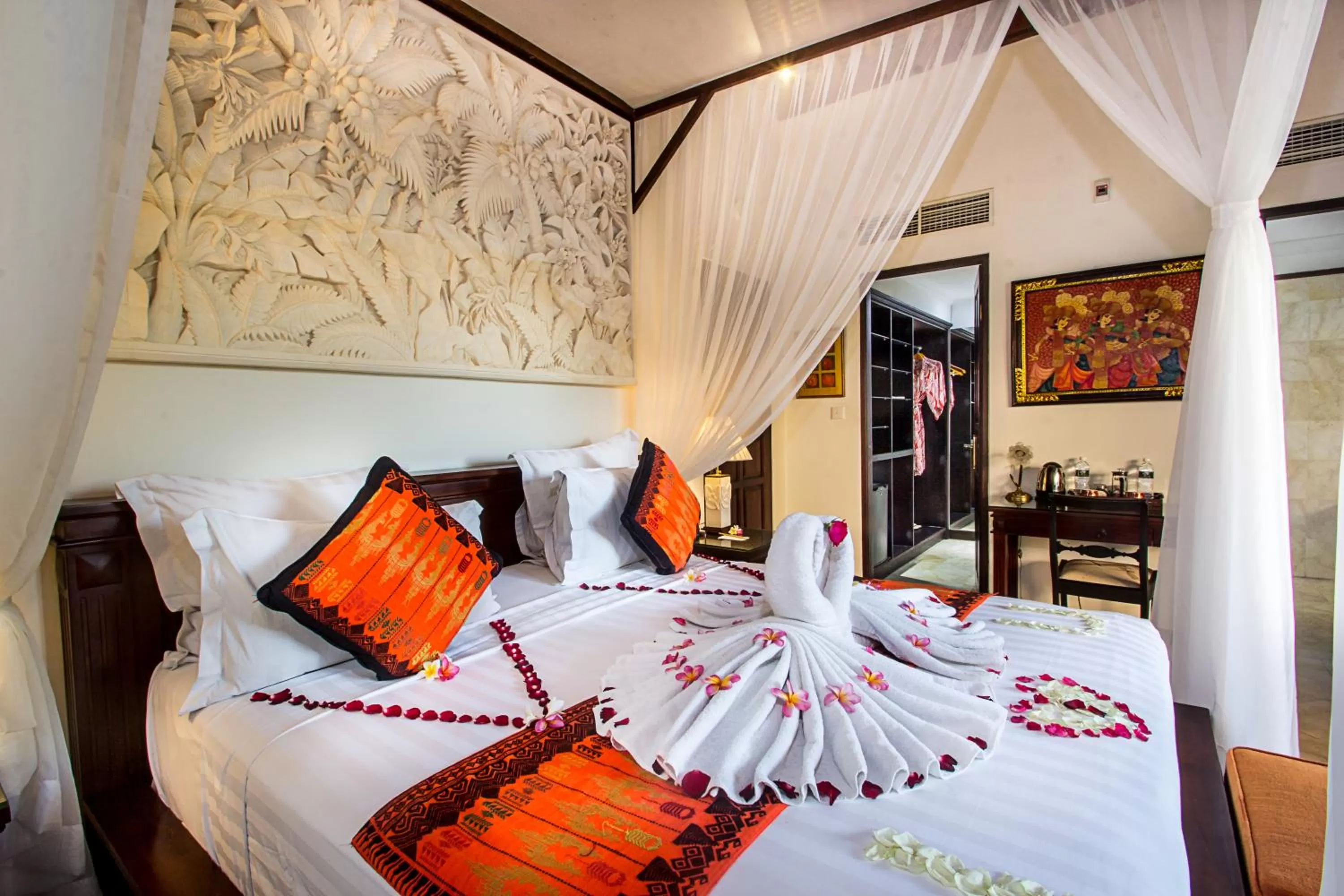 Bird's eye view, Bed in Manzelejepun Villa & Pavilion