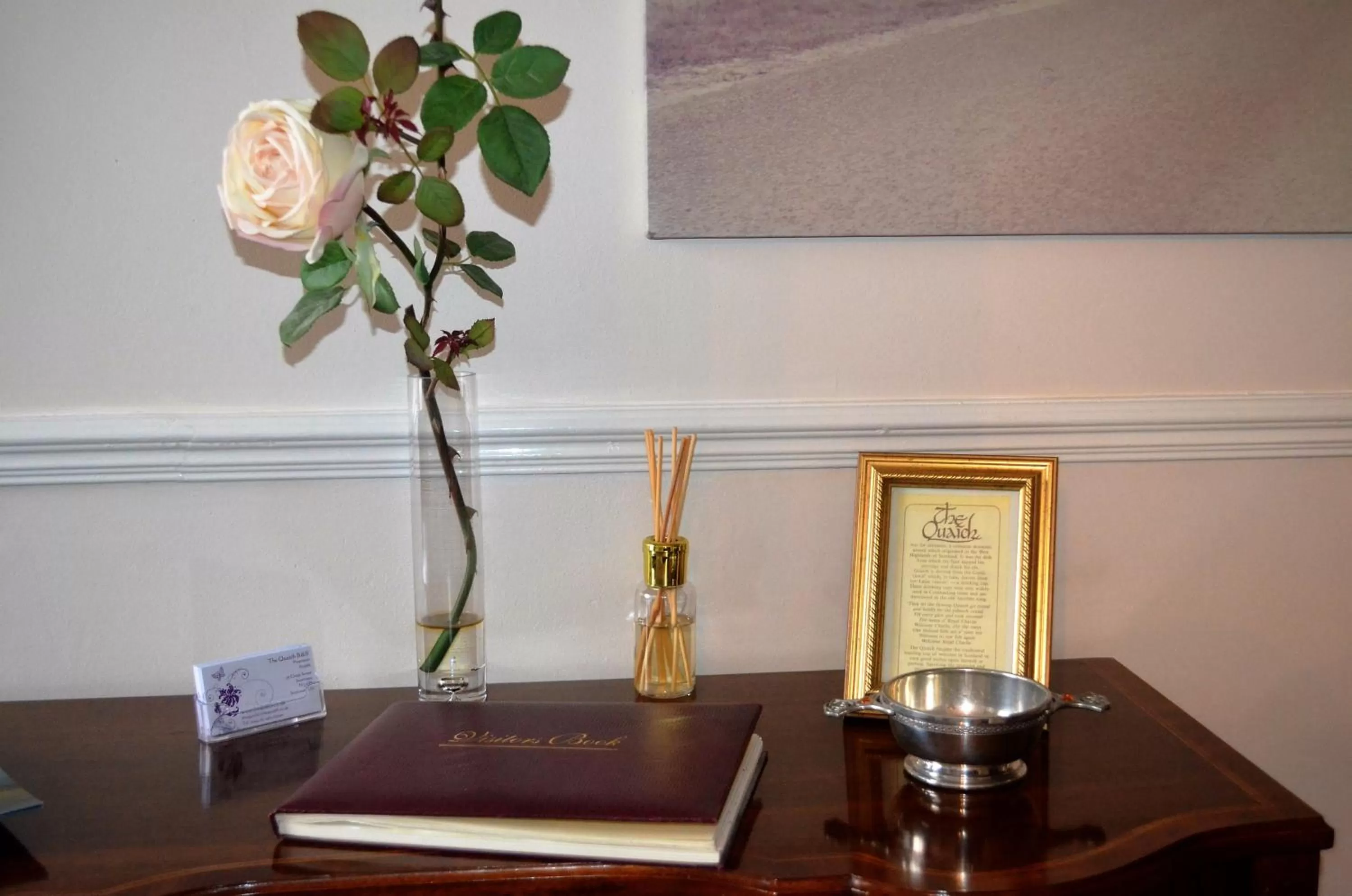 Lobby or reception in The Quaich B&B