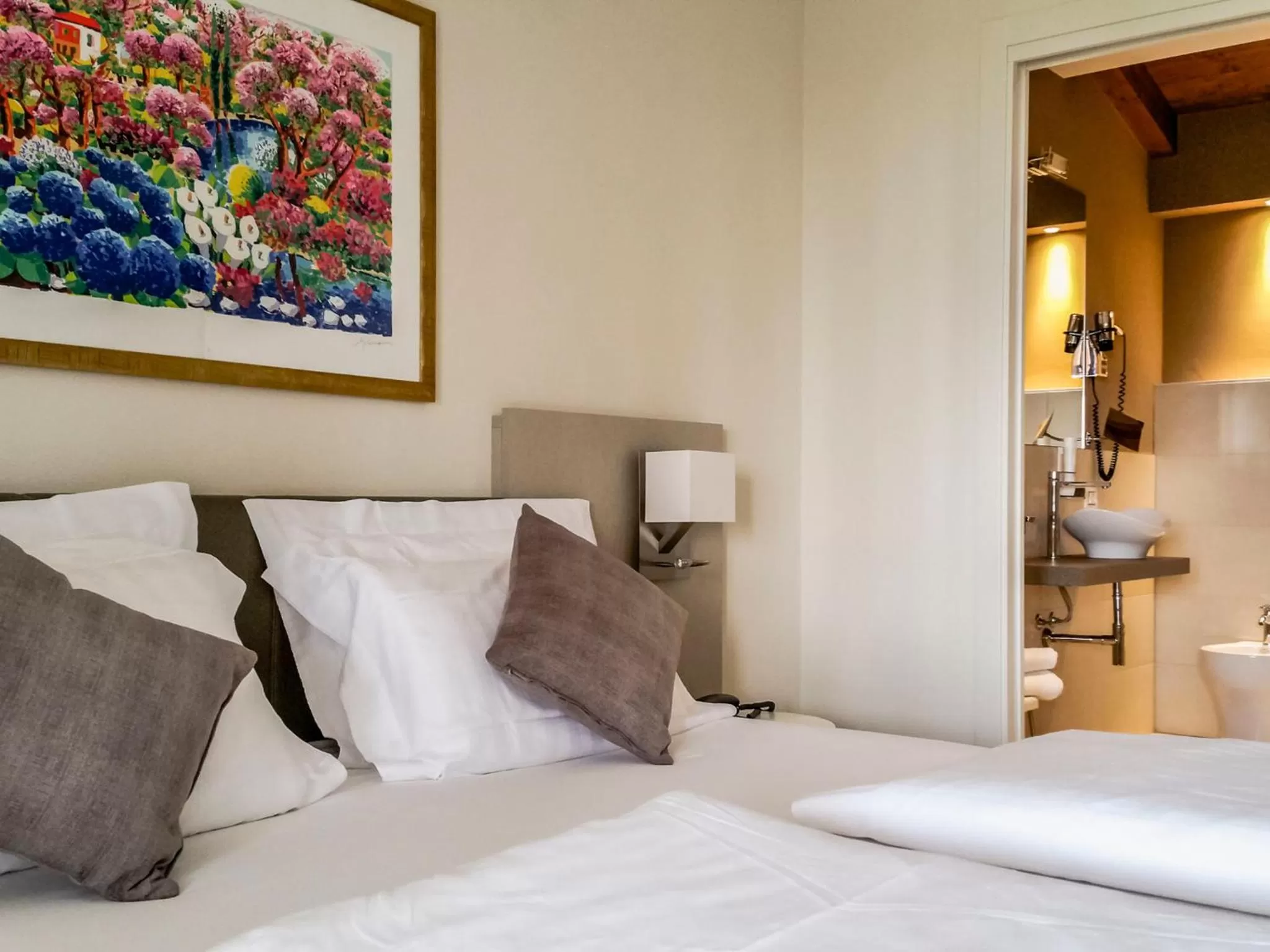 Bedroom, Bed in Hotel Relais Agli Olivi