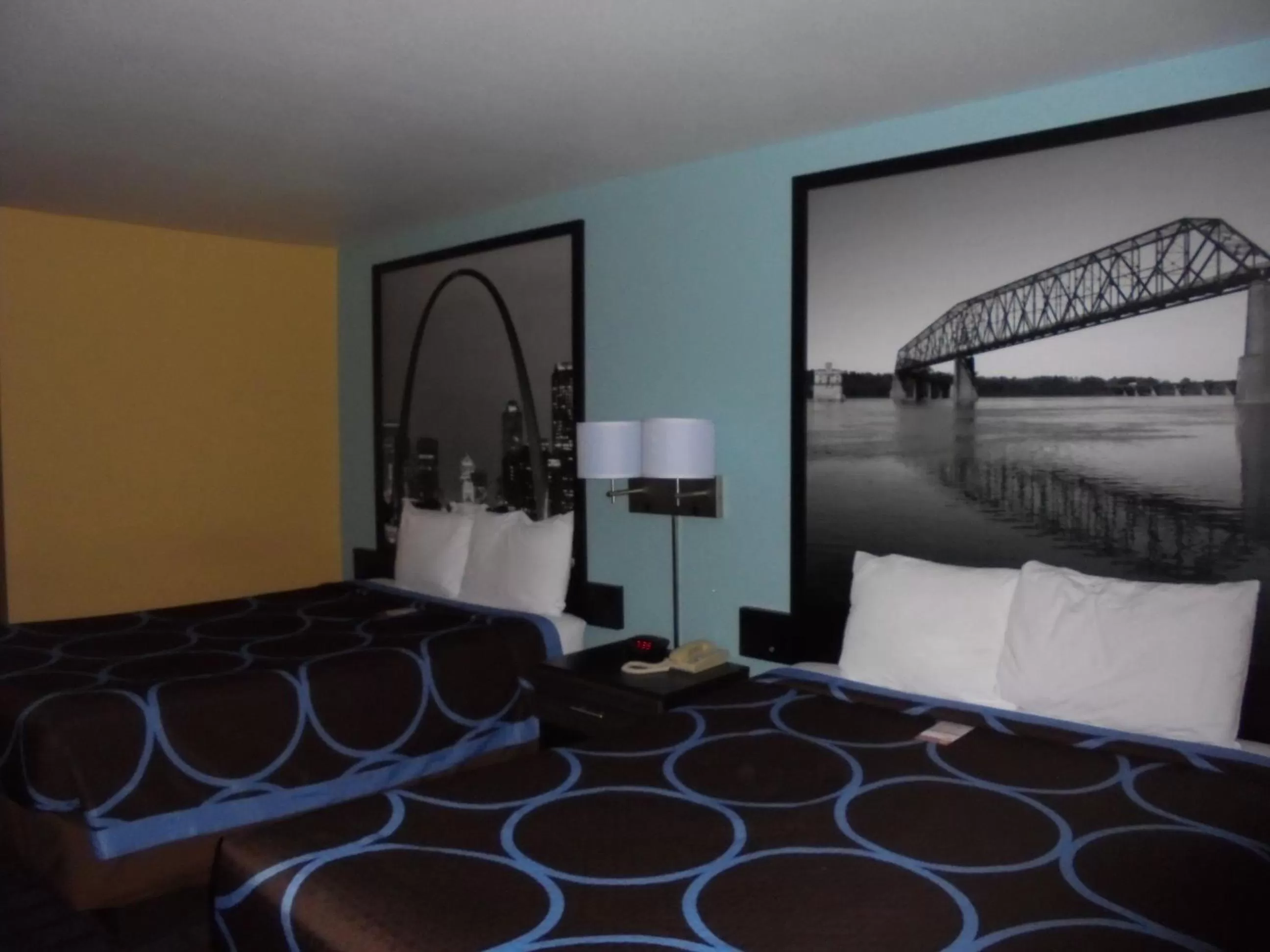 Bed in Super 8 by Wyndham Okawville