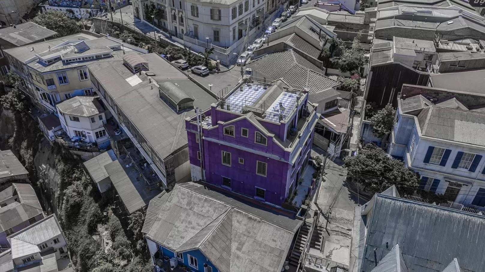 Off site, Bird's-eye View in Hotel Manoir Atkinson