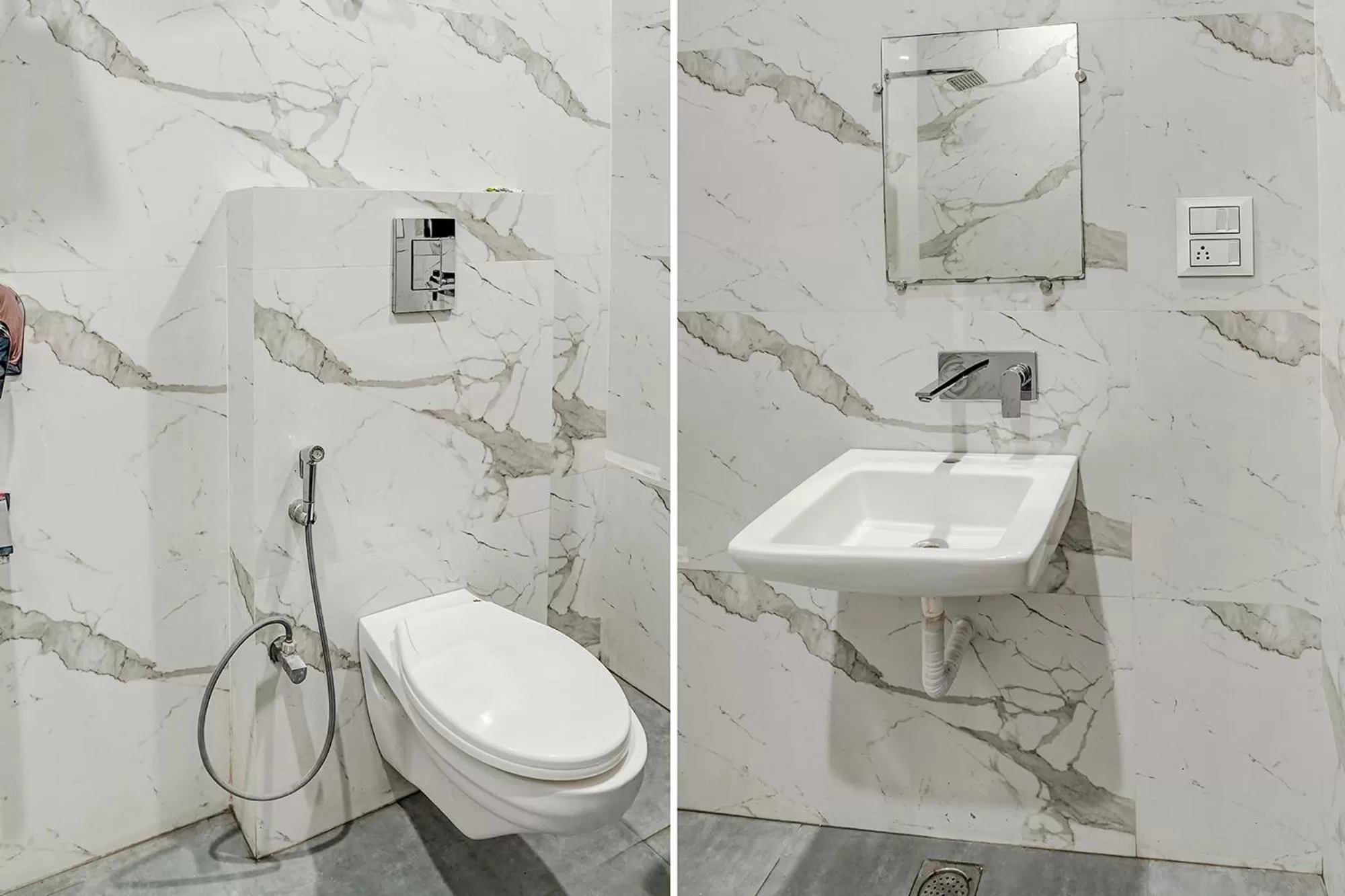 Bathroom in FabHotel De Gold