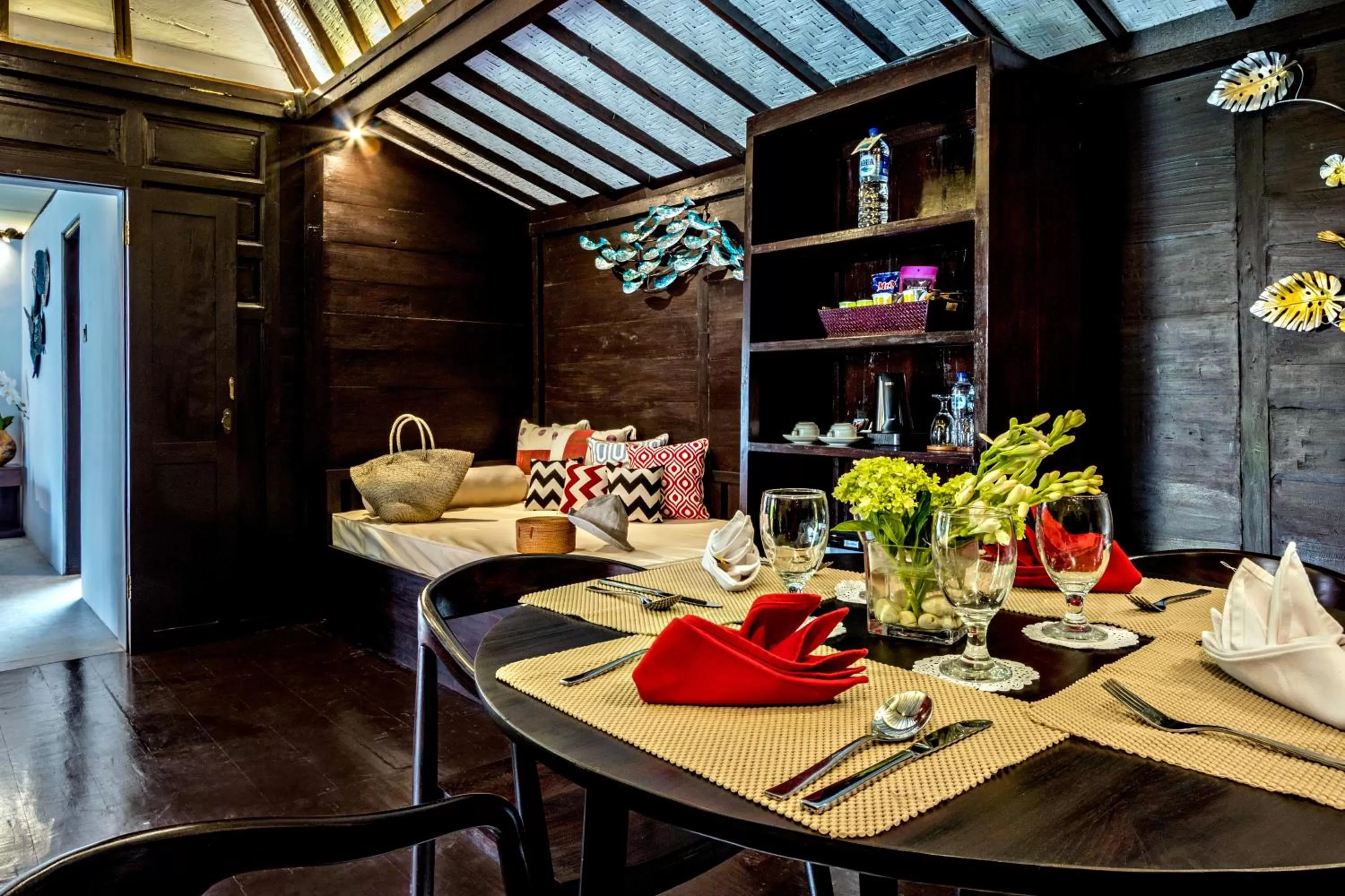 Living room in Canvas Escape Resort