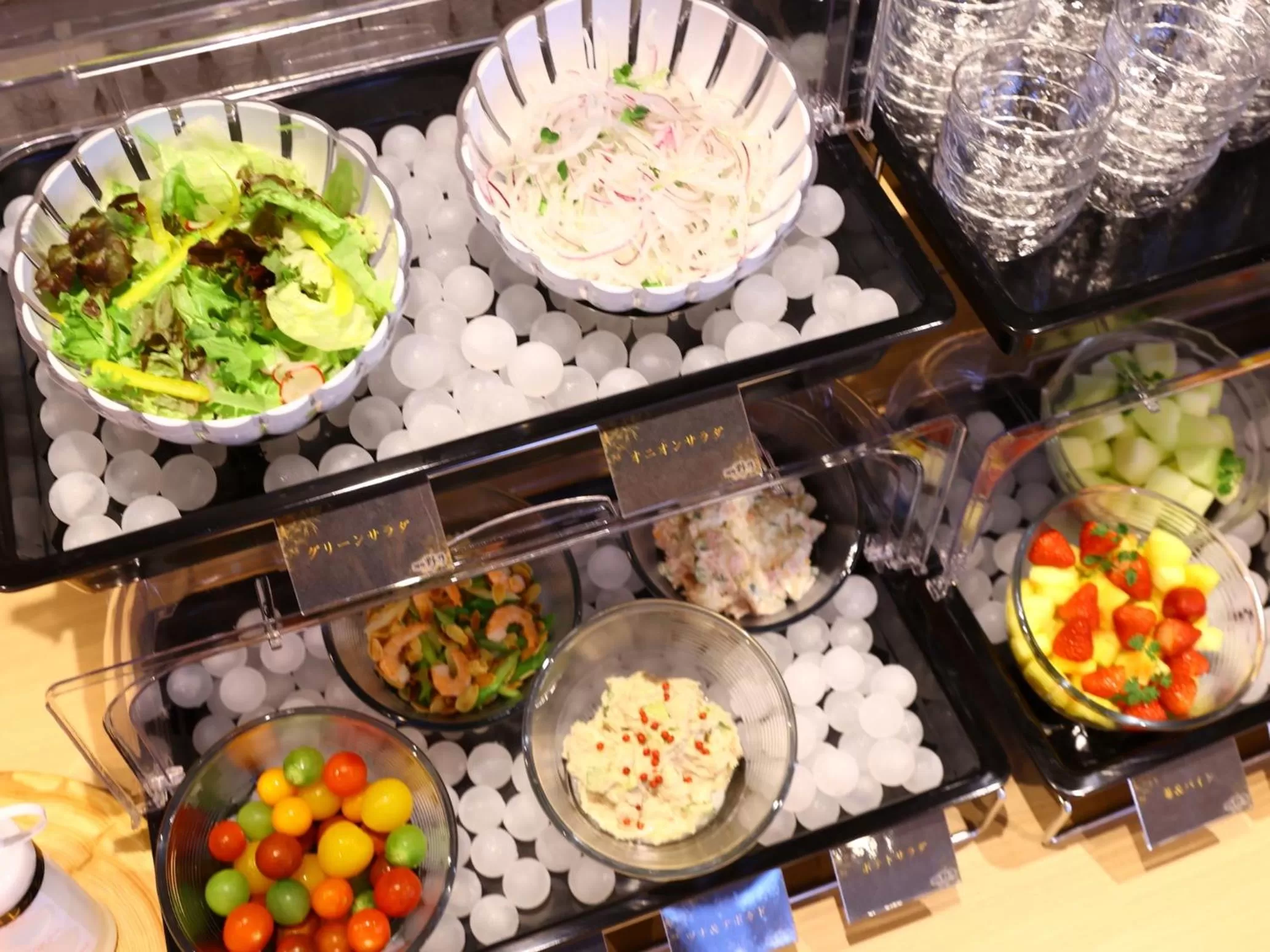 Buffet breakfast in Onyado Nono Matsue Natural Hot Spring