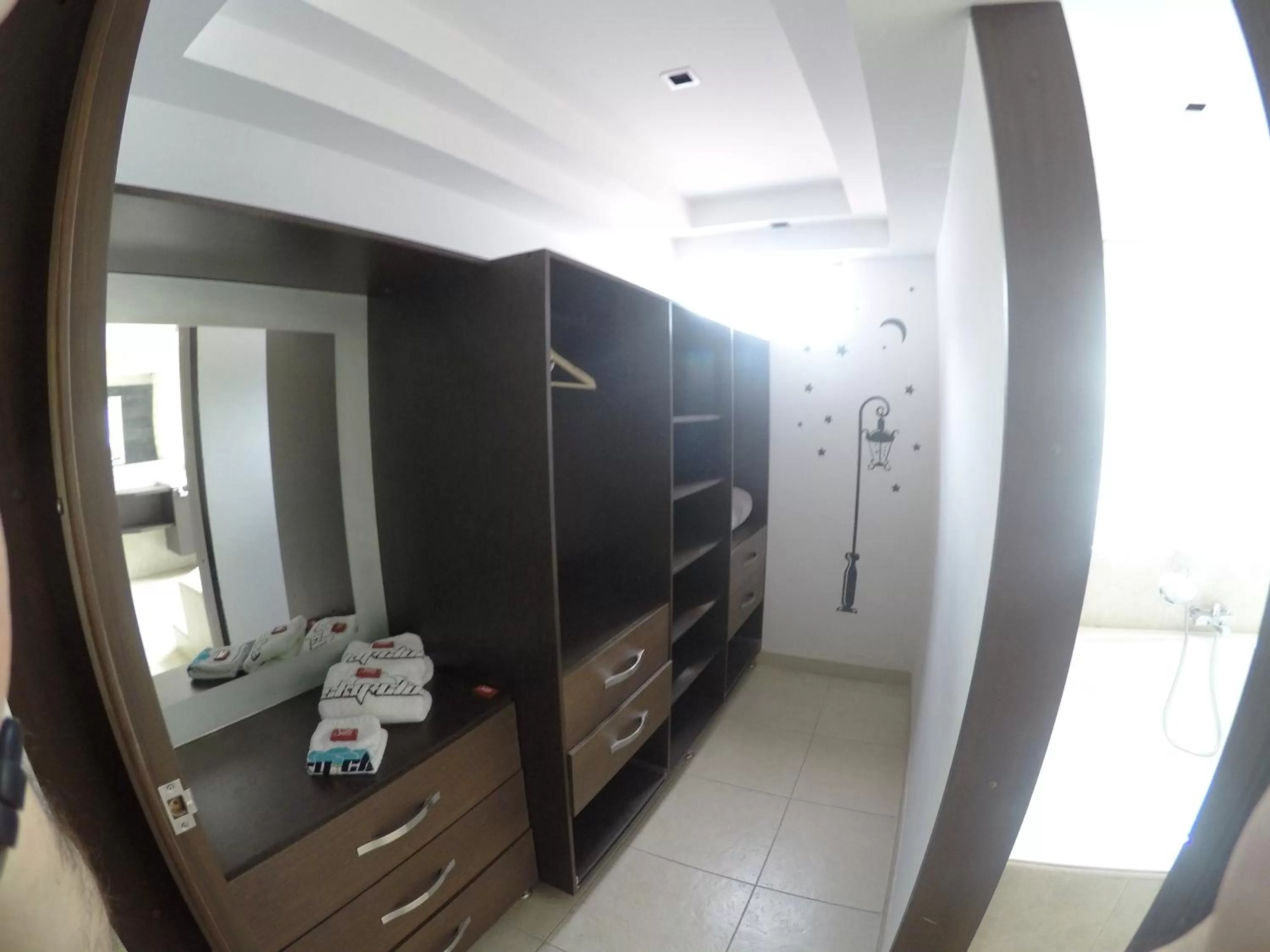 People, TV/Entertainment Center in Sky Club Eco Hotel