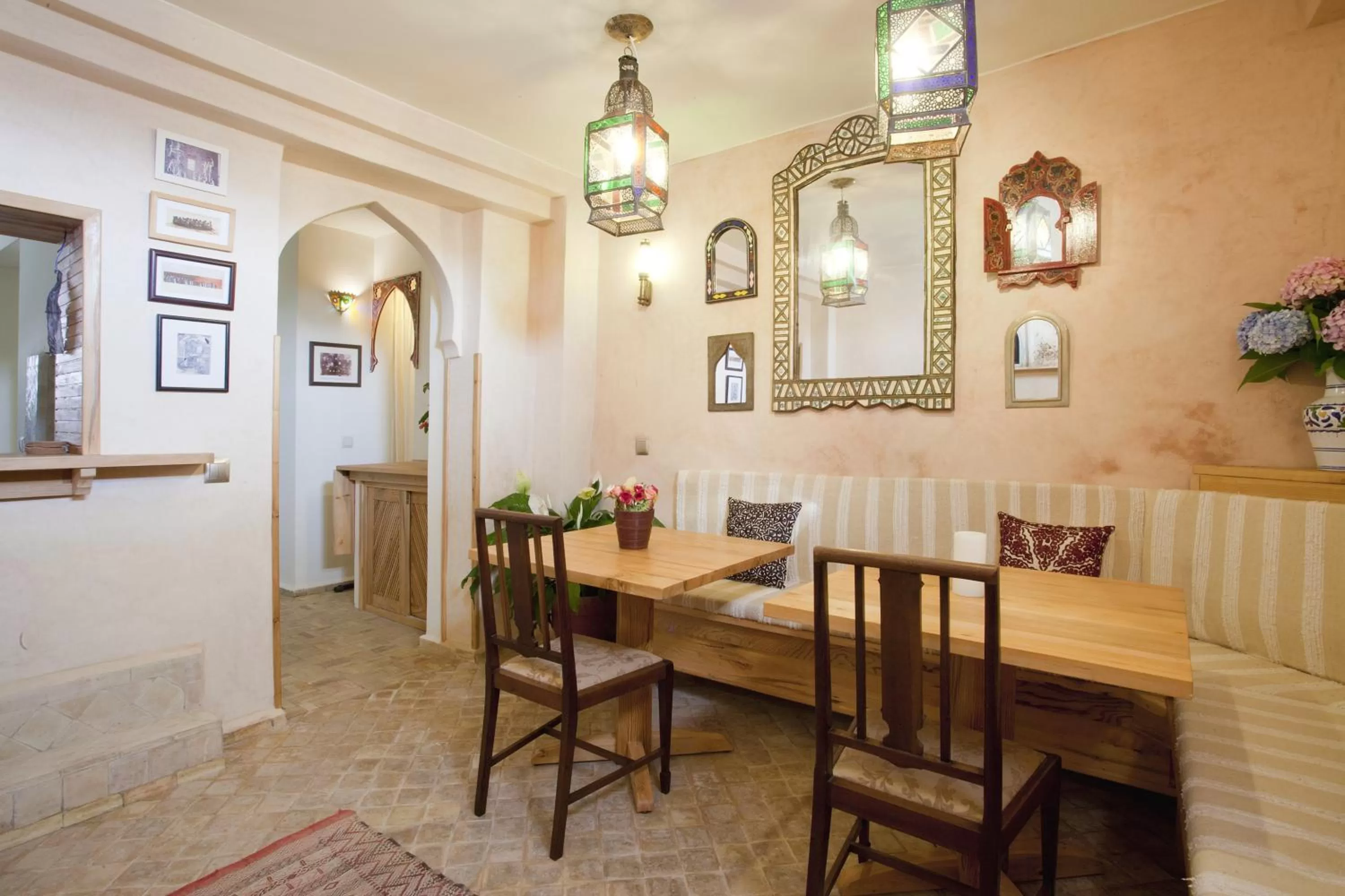 Lobby or reception, Restaurant/Places to Eat in Kasbah Rose