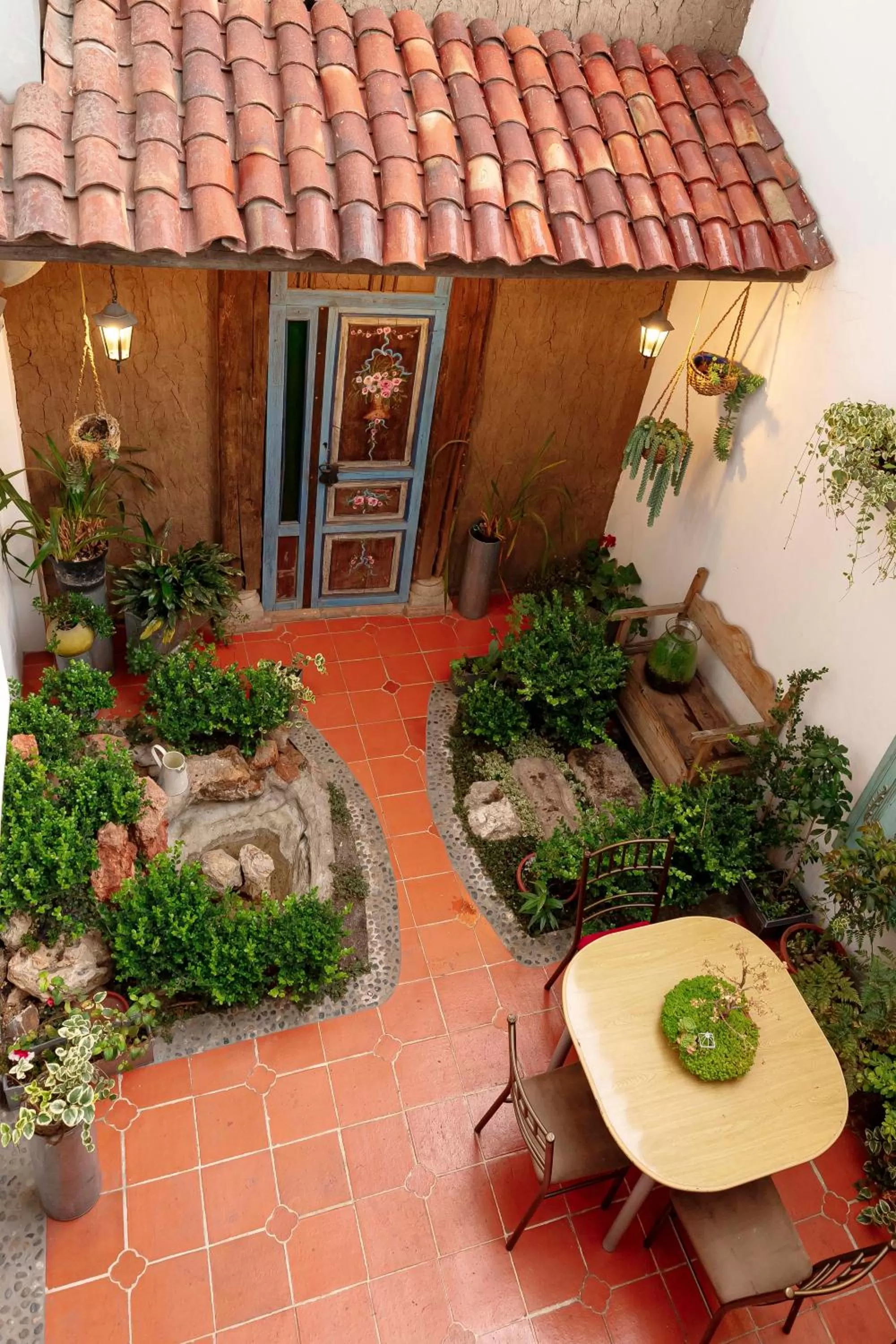 Patio in Hotel Azul de la Plaza by Chat Noir