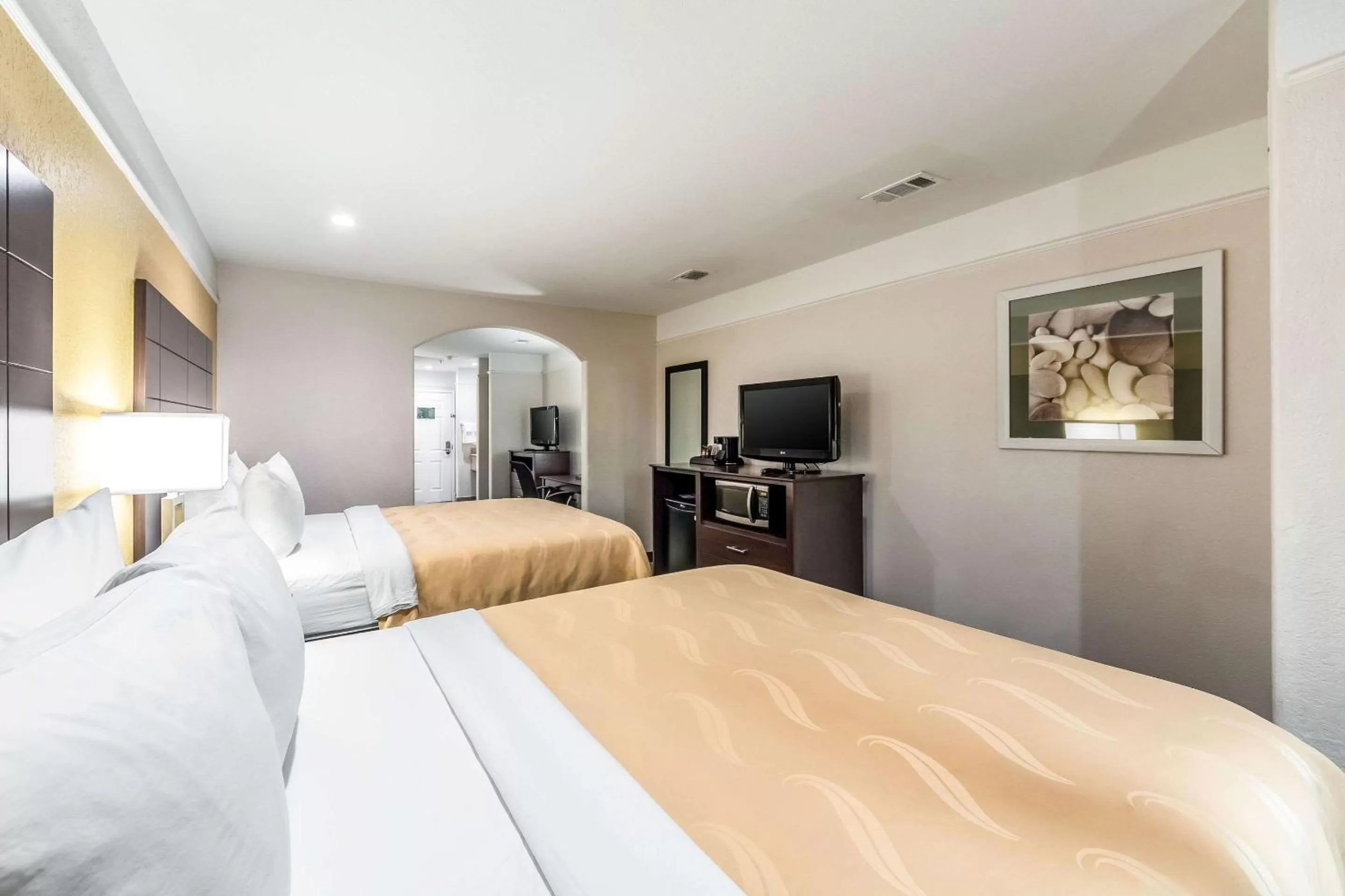 Photo of the whole room, Bed in Quality Inn & Suites SeaWorld North