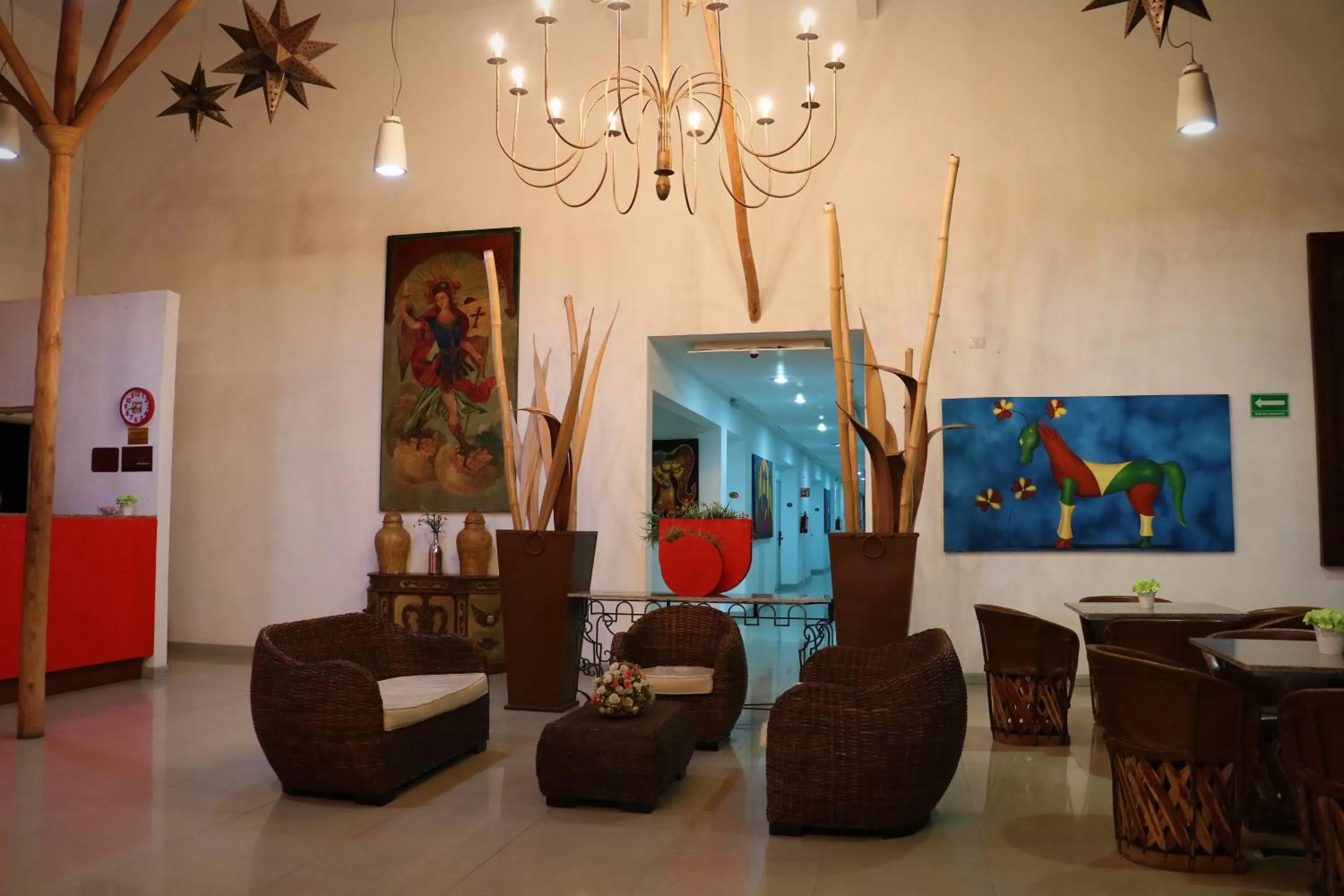 Lobby or reception in Zar Colima